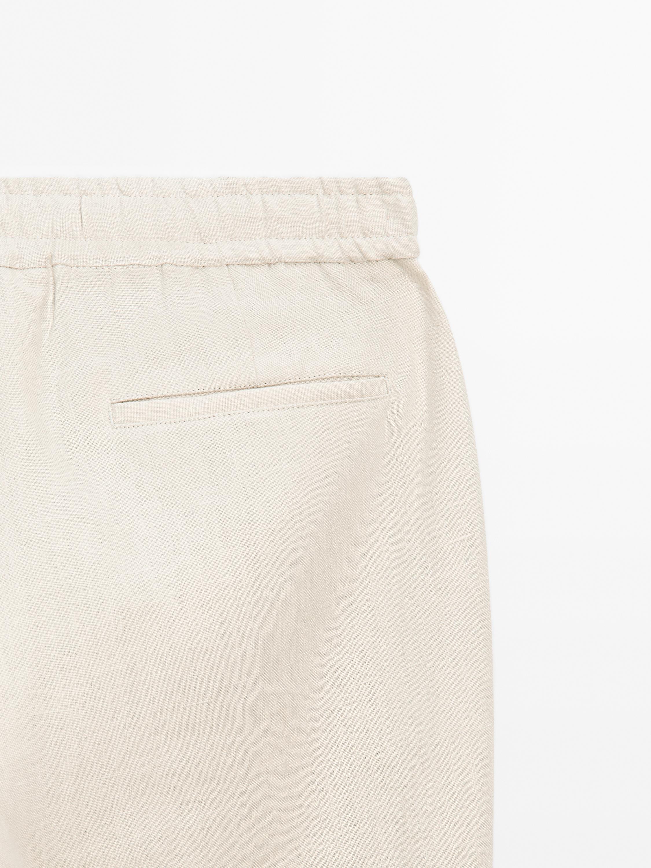 Leichte Hose aus 100 % Leinen