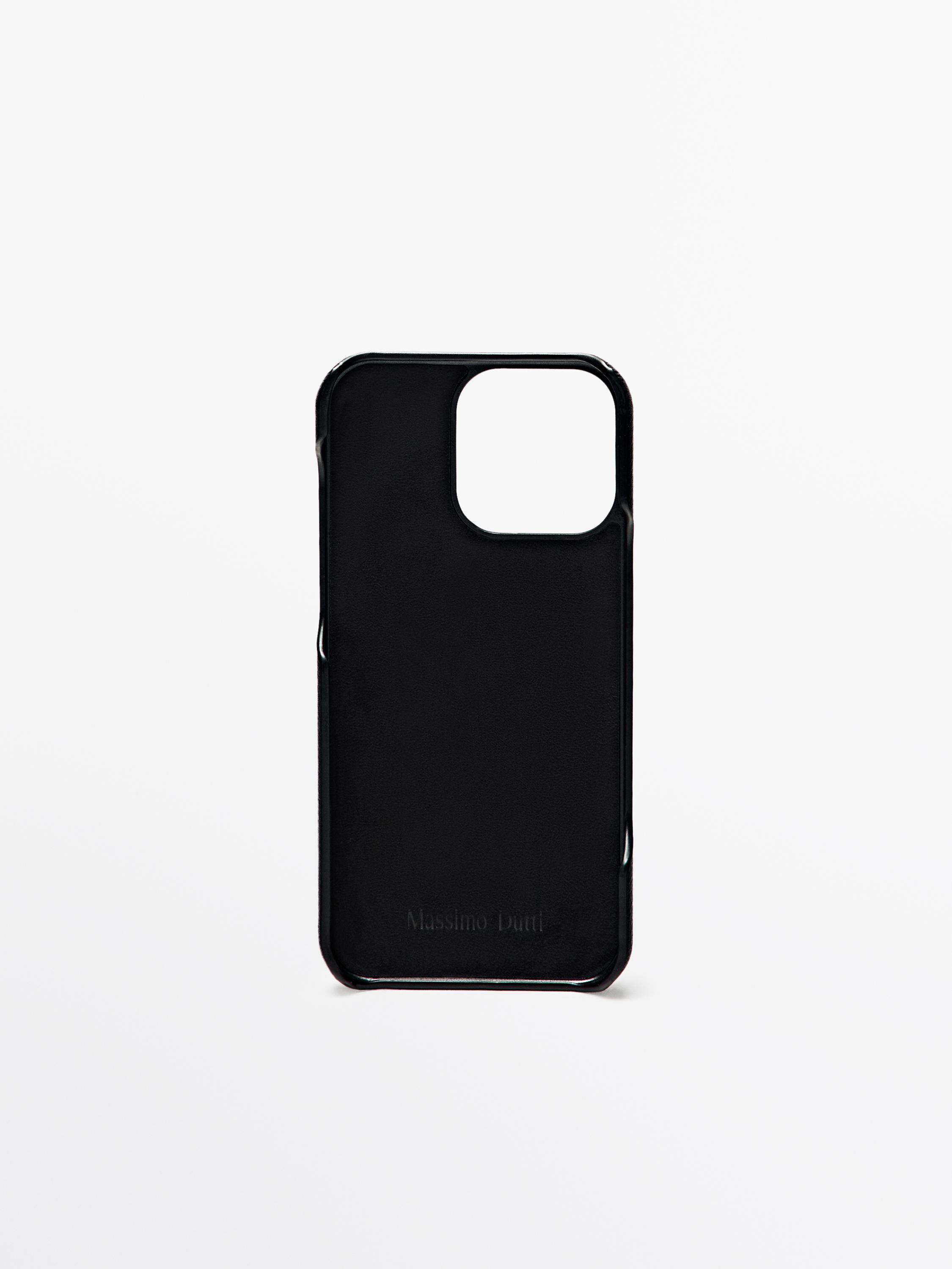 Nappa leather iPhone Pro Max case
