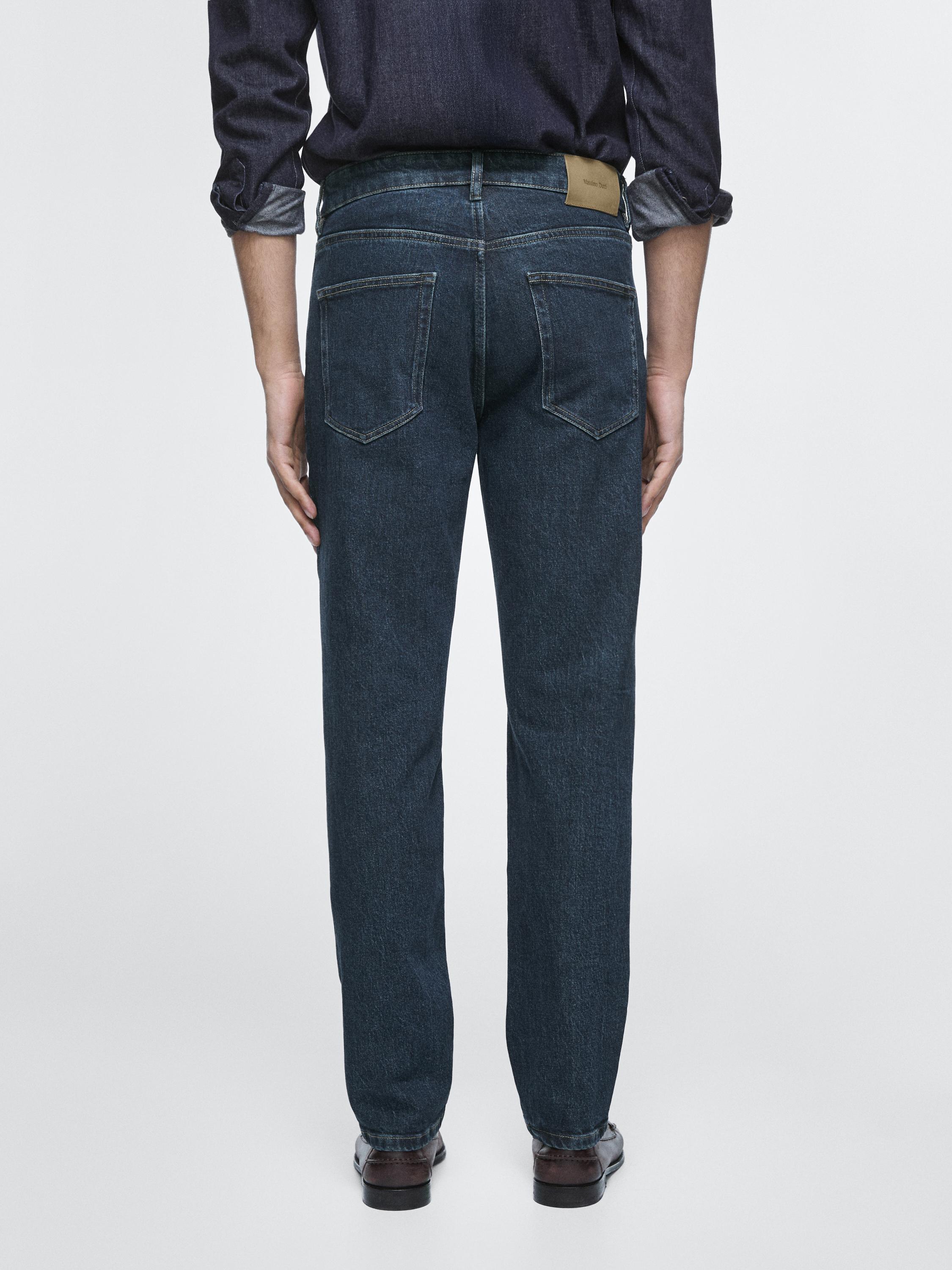 Tapered fit jeans — BLUE