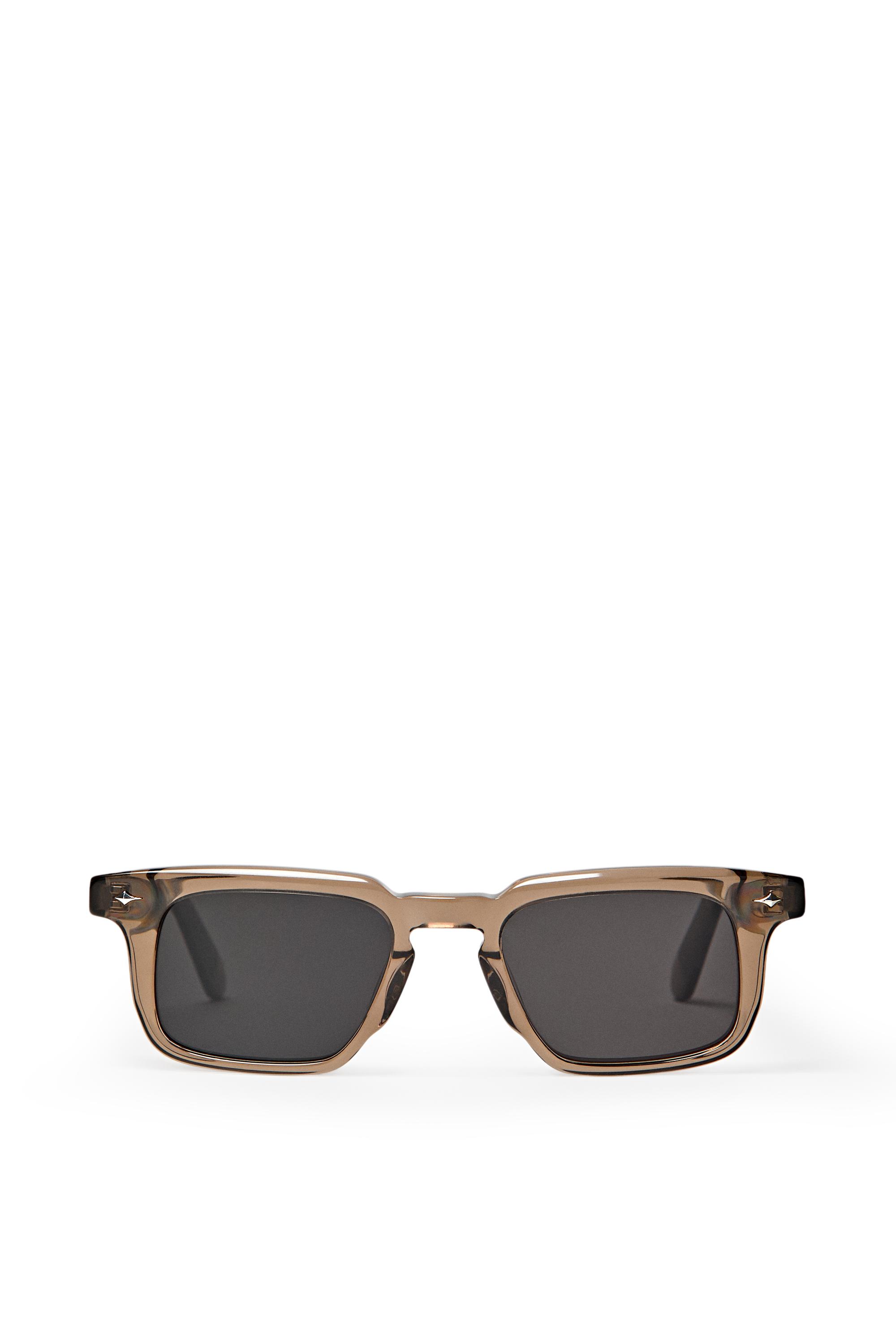 Narrow rectangular sunglasses — GREY