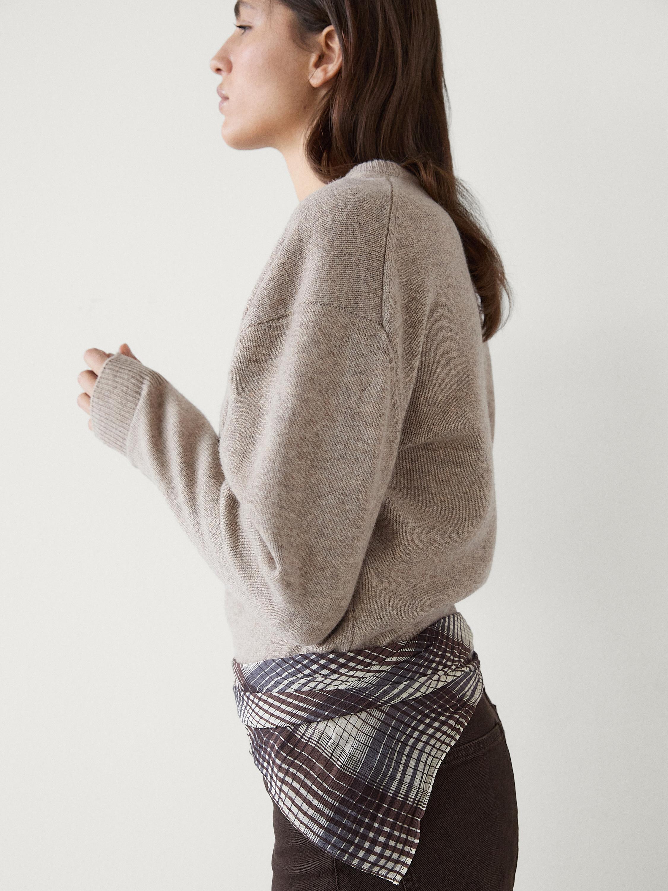 100% wool knit sweater