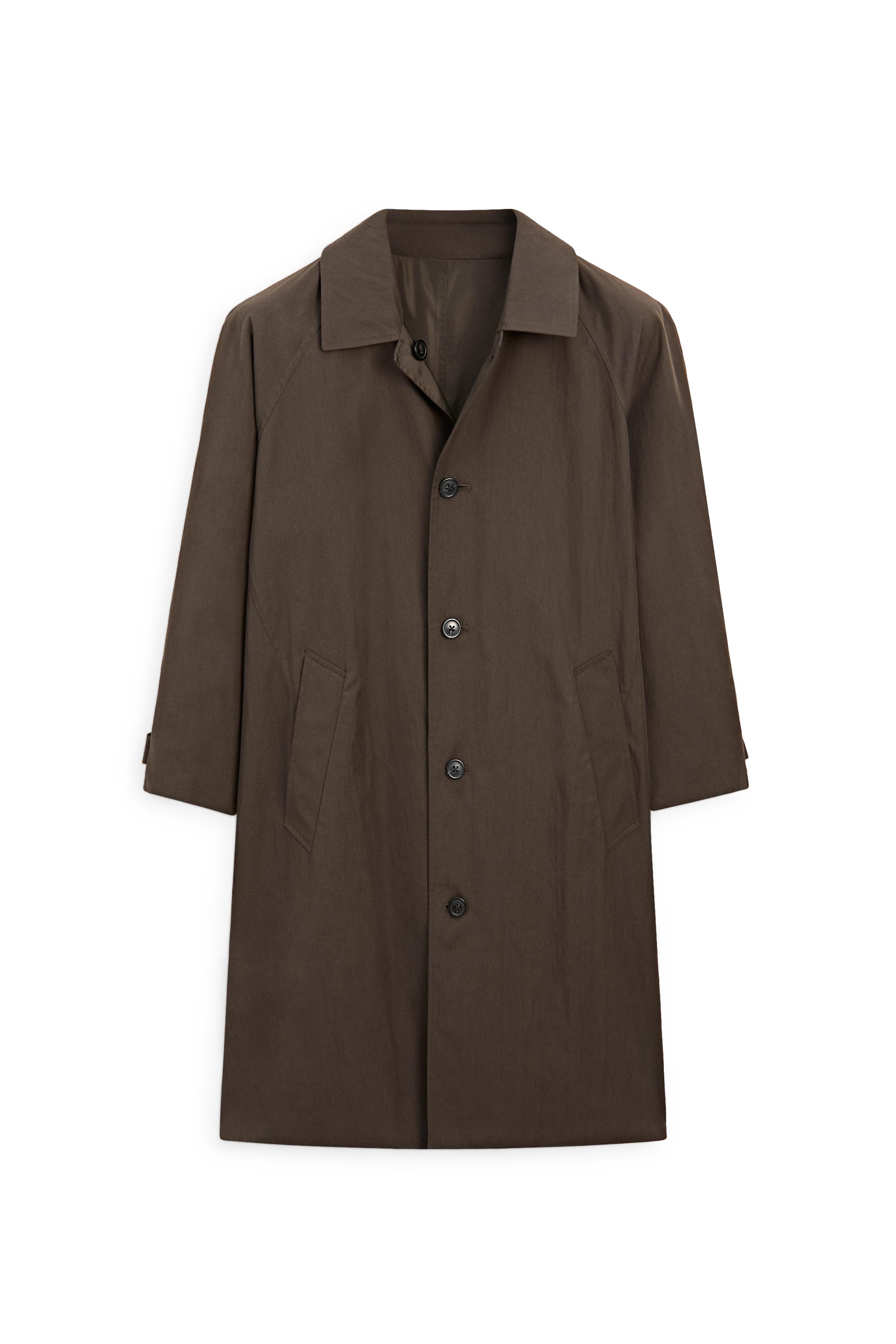 Massimo Dutti Uzun çift taraflı trençkot