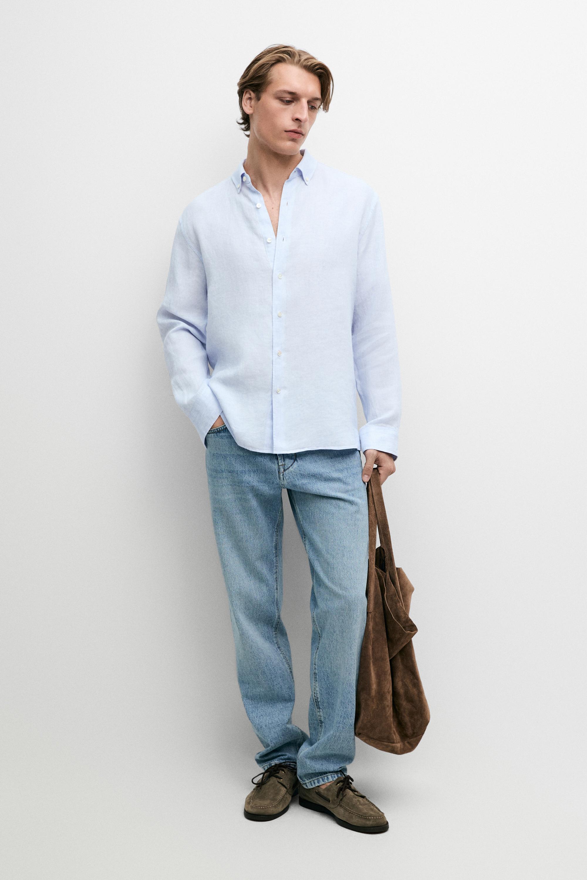 100% linen shirt