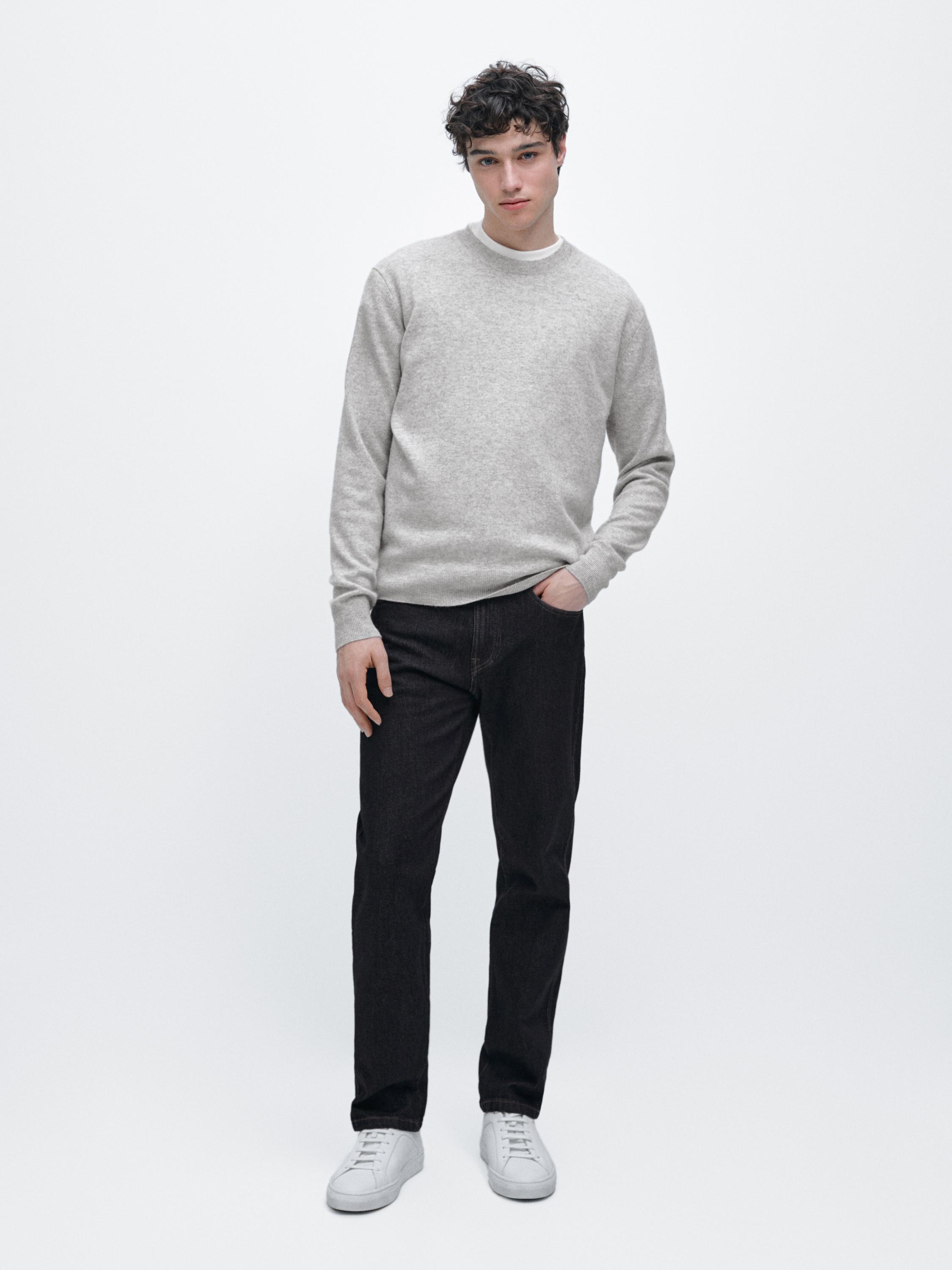 Tapered fit jeans — NAVY BLUE