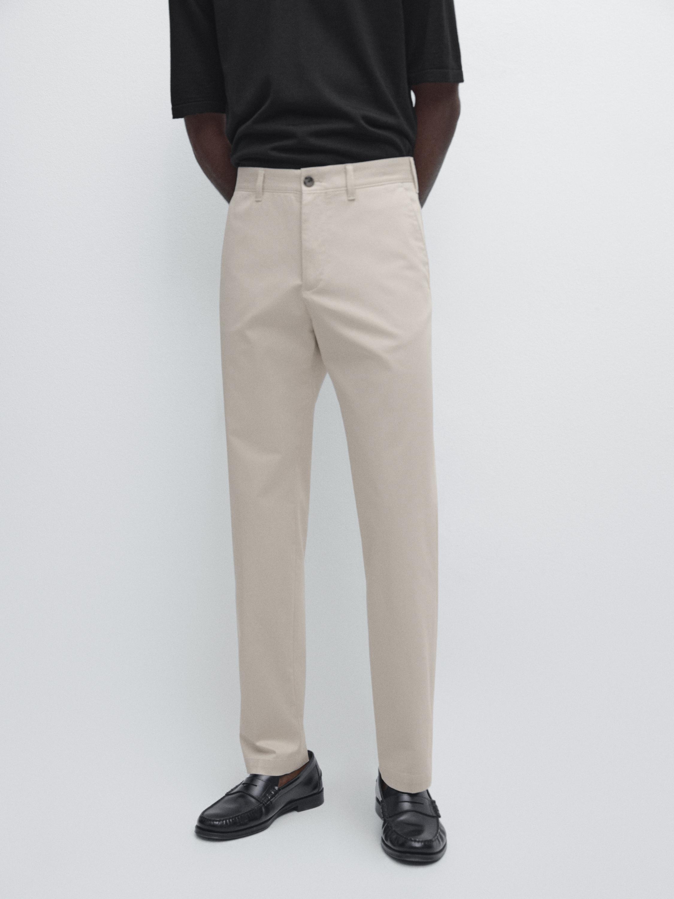 Kalhoty slim fit z&nbsp;bavlněné směsi