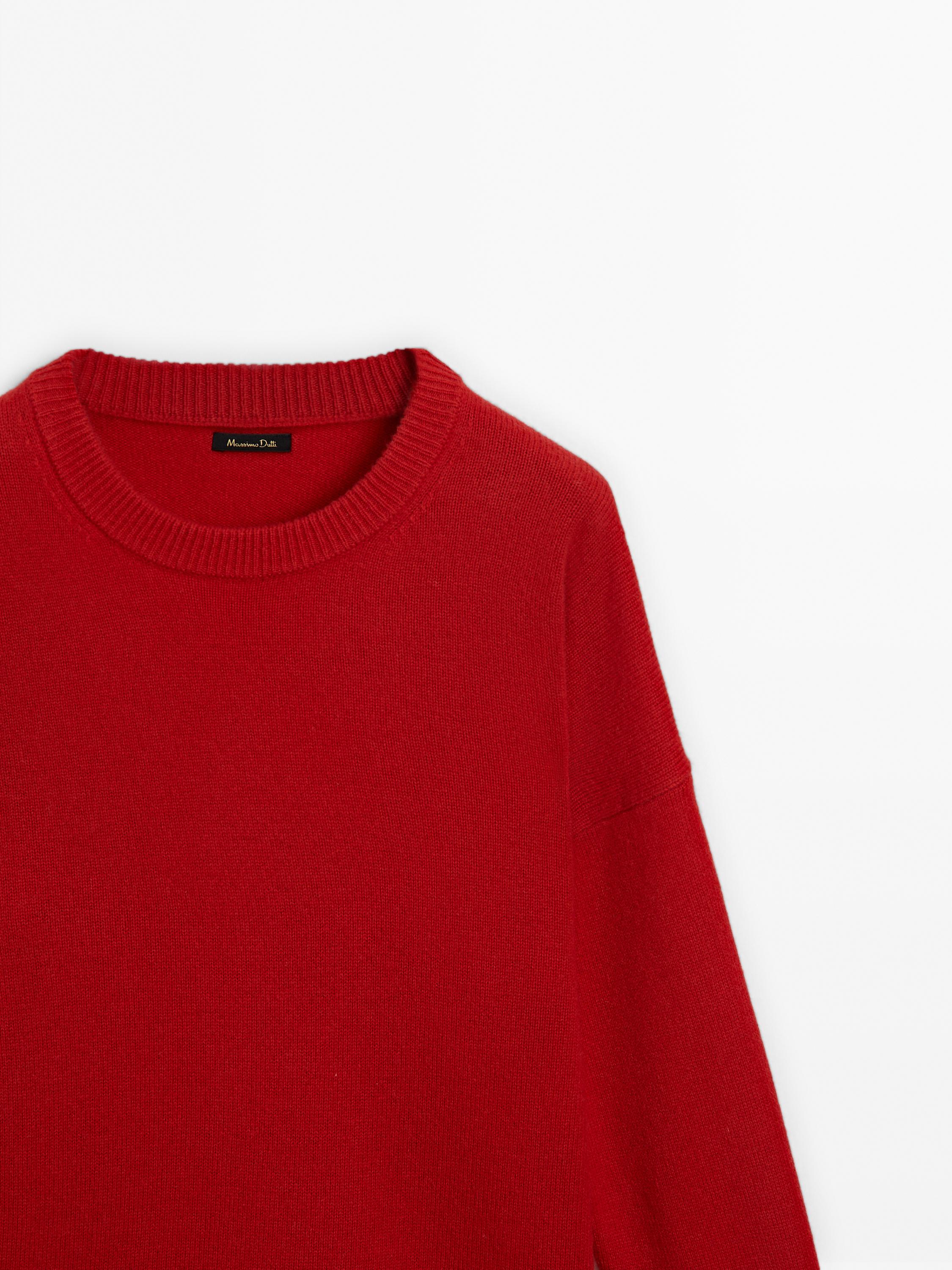 Jersey punto 100% cashmere oversize