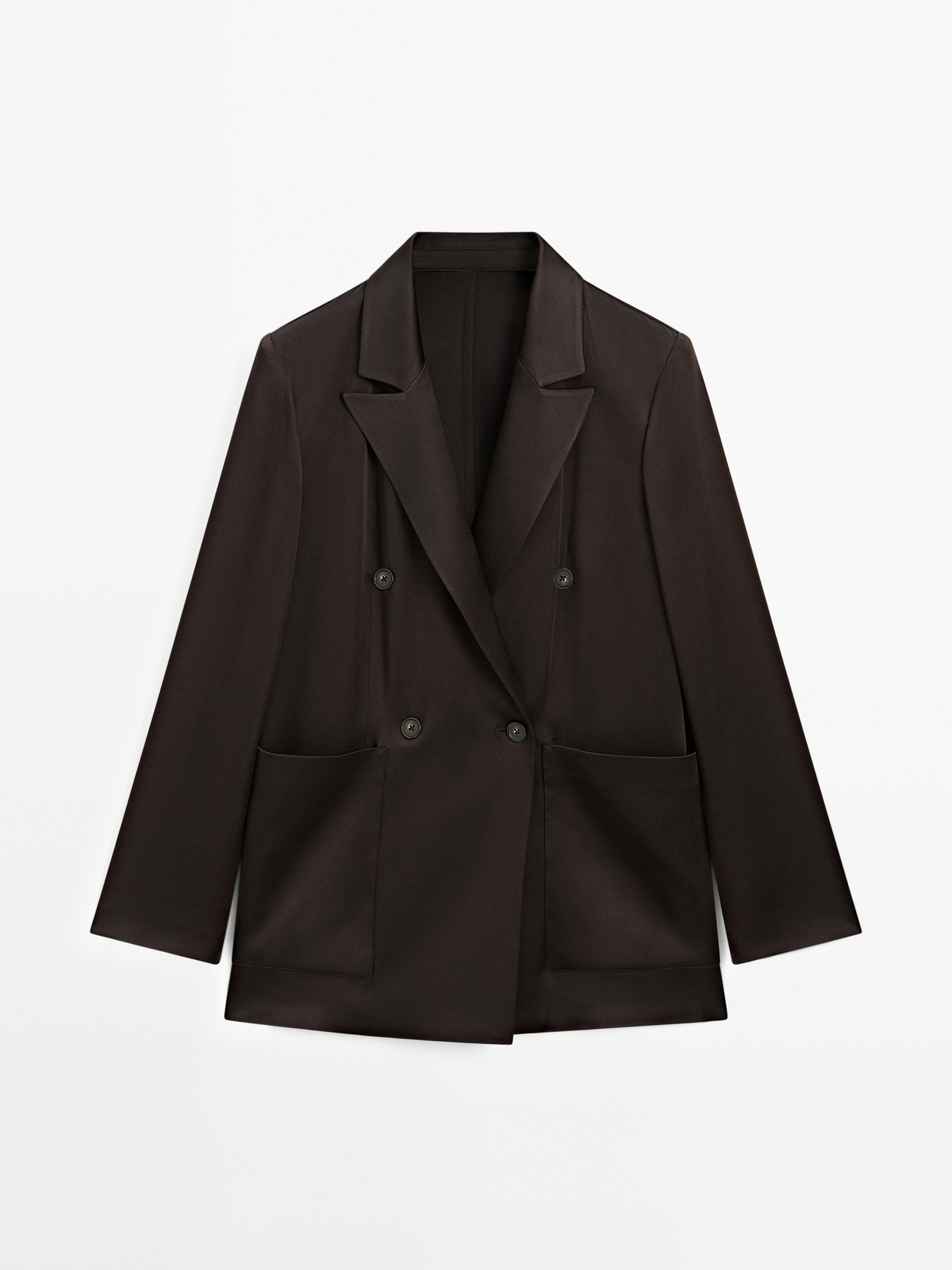 Satin blazer