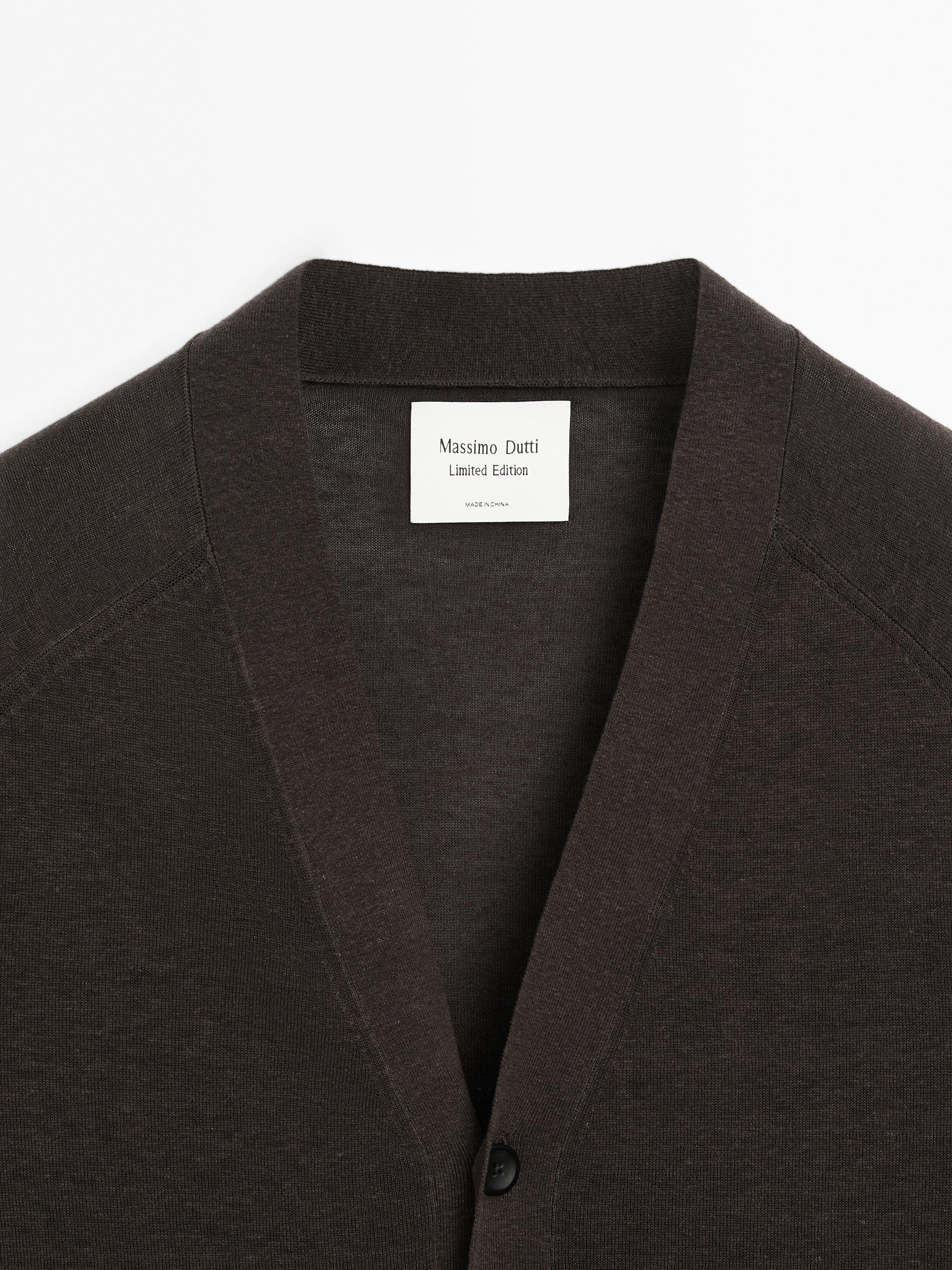 Mulberry silk blend knit cardigan - Limited Edition
