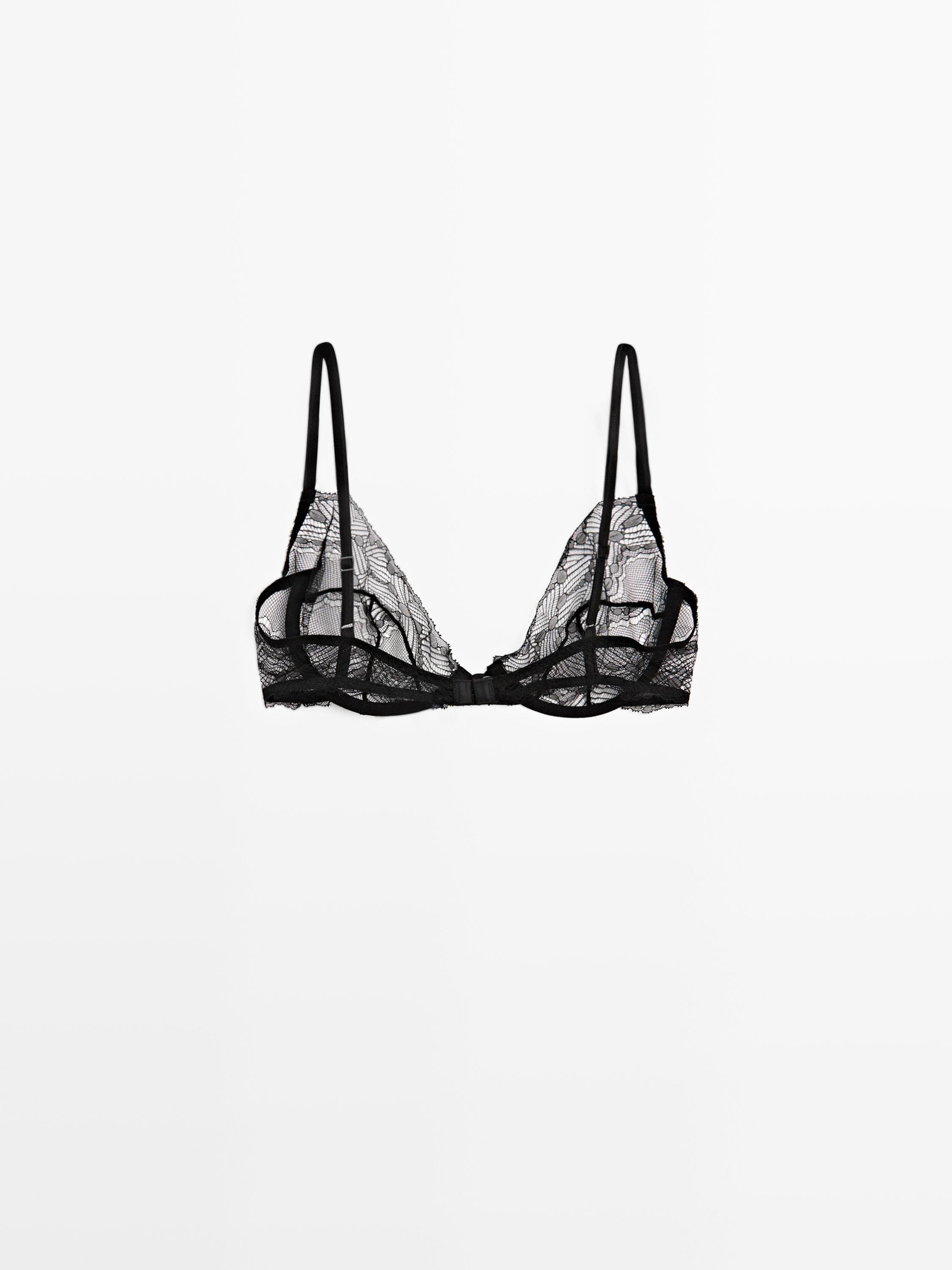 Soutien-gorge à armatures en dentelle