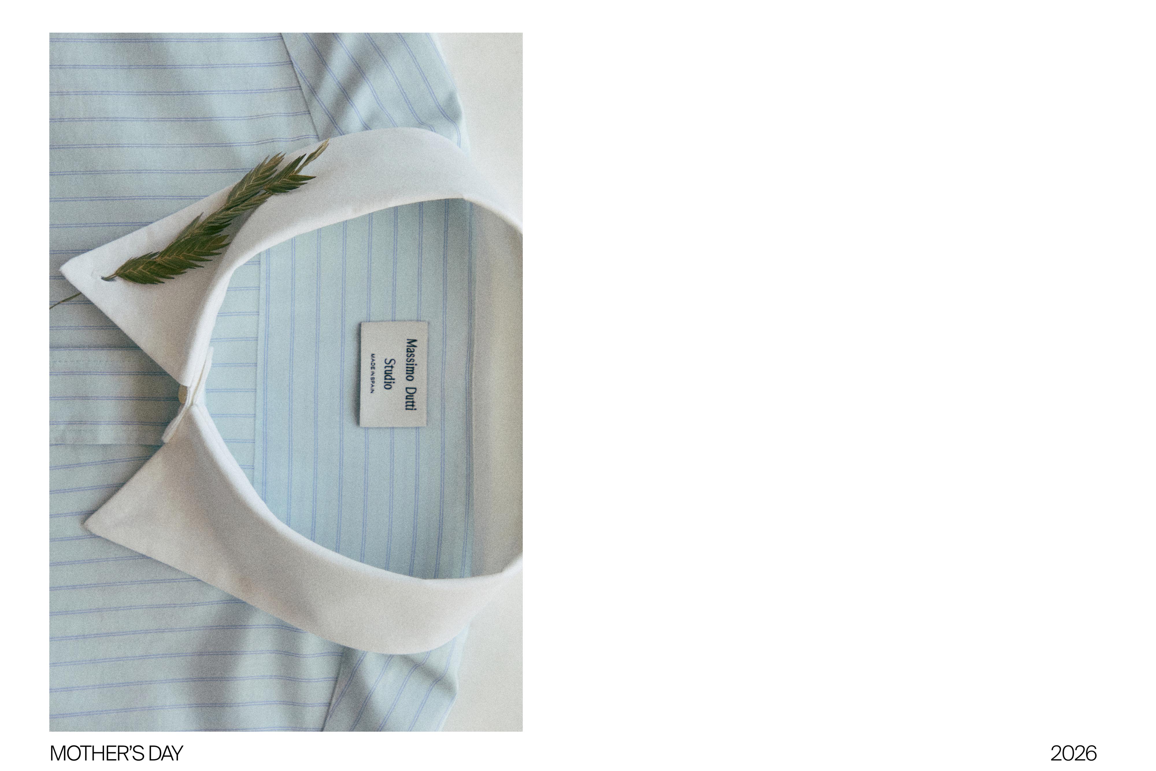 Shirt with contrast stripes - STUDIO — SKY BLUE