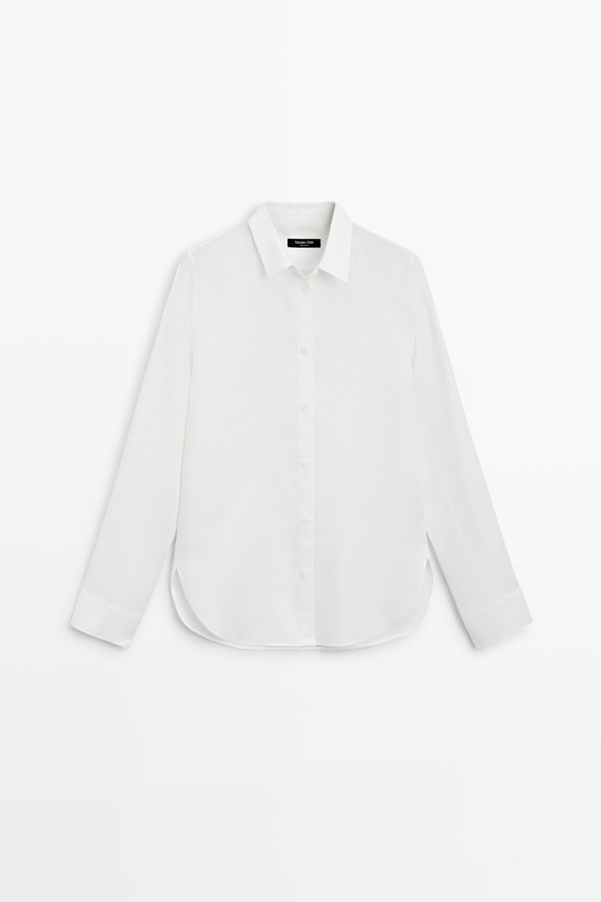 Flowing 100% linen shirt