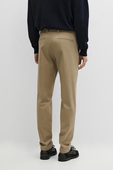 Cotton blend slim fit pants — OCHRE 5