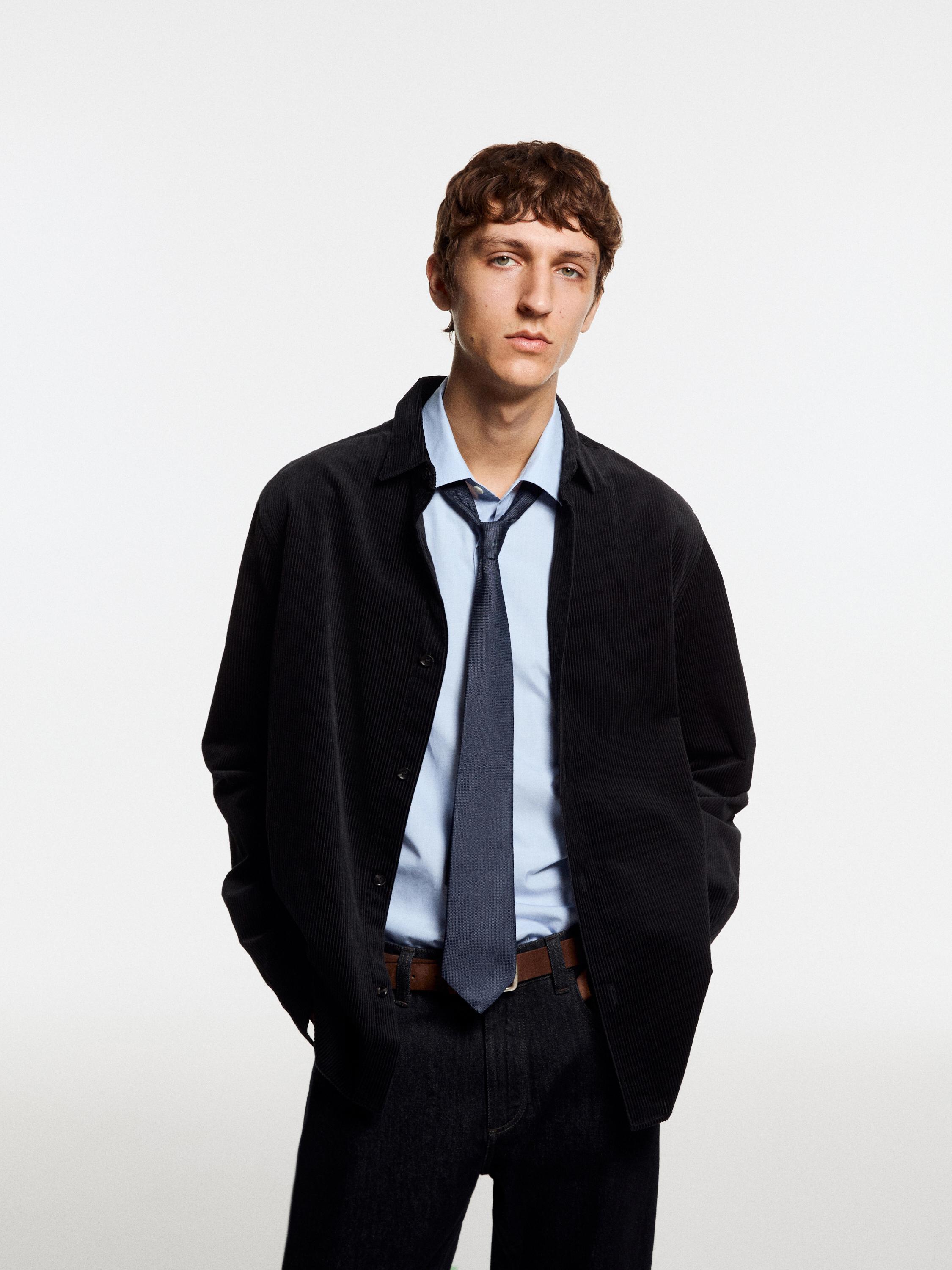 Sobrecamisa pana regular fit