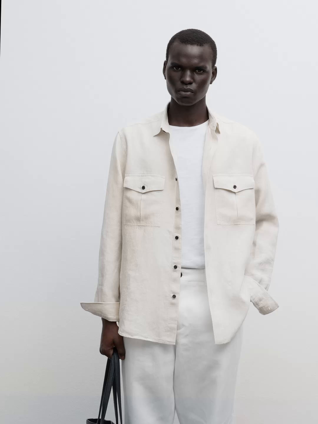 100% linen regular fit shirt