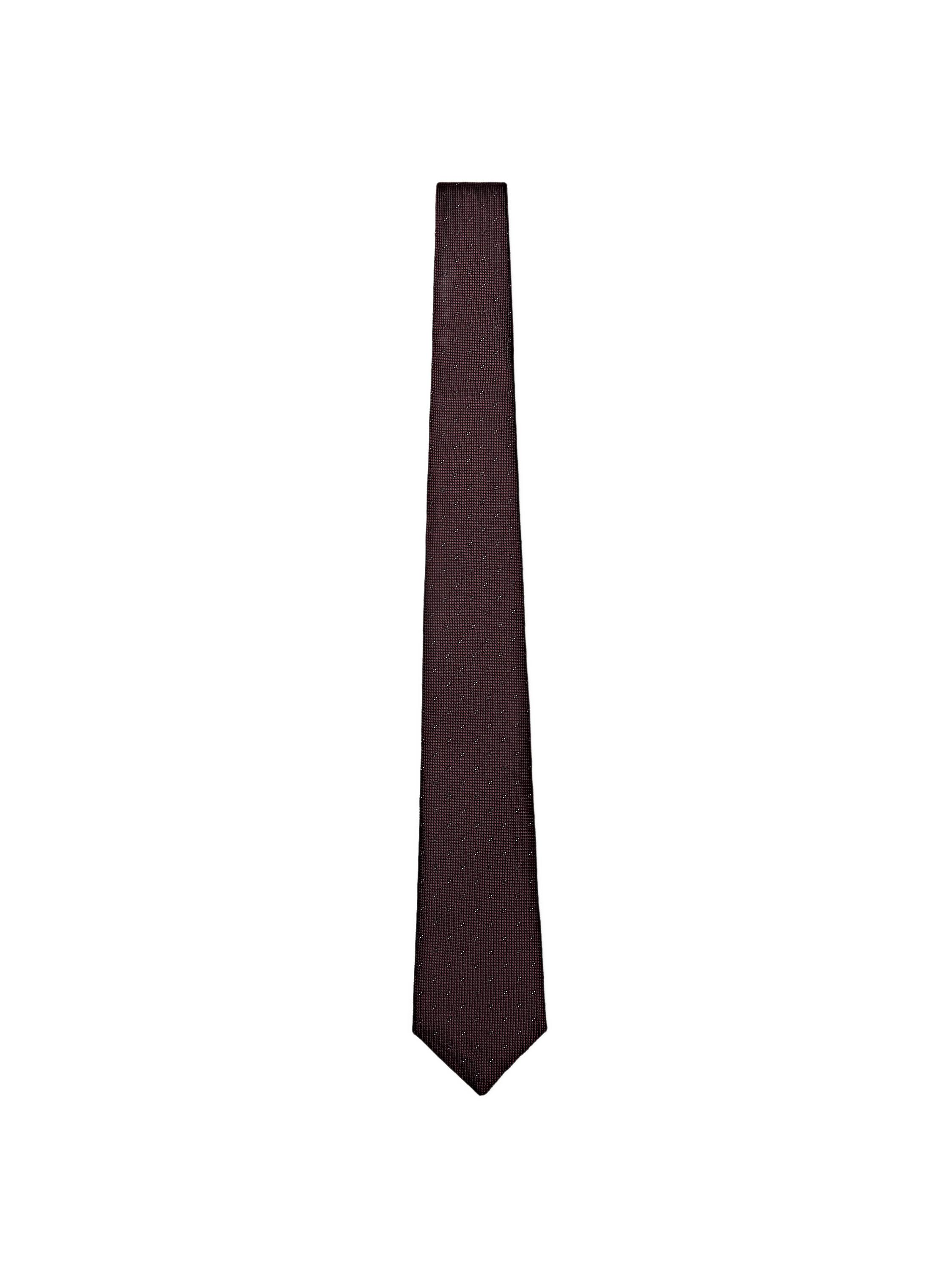 100% silk tie — MAROON