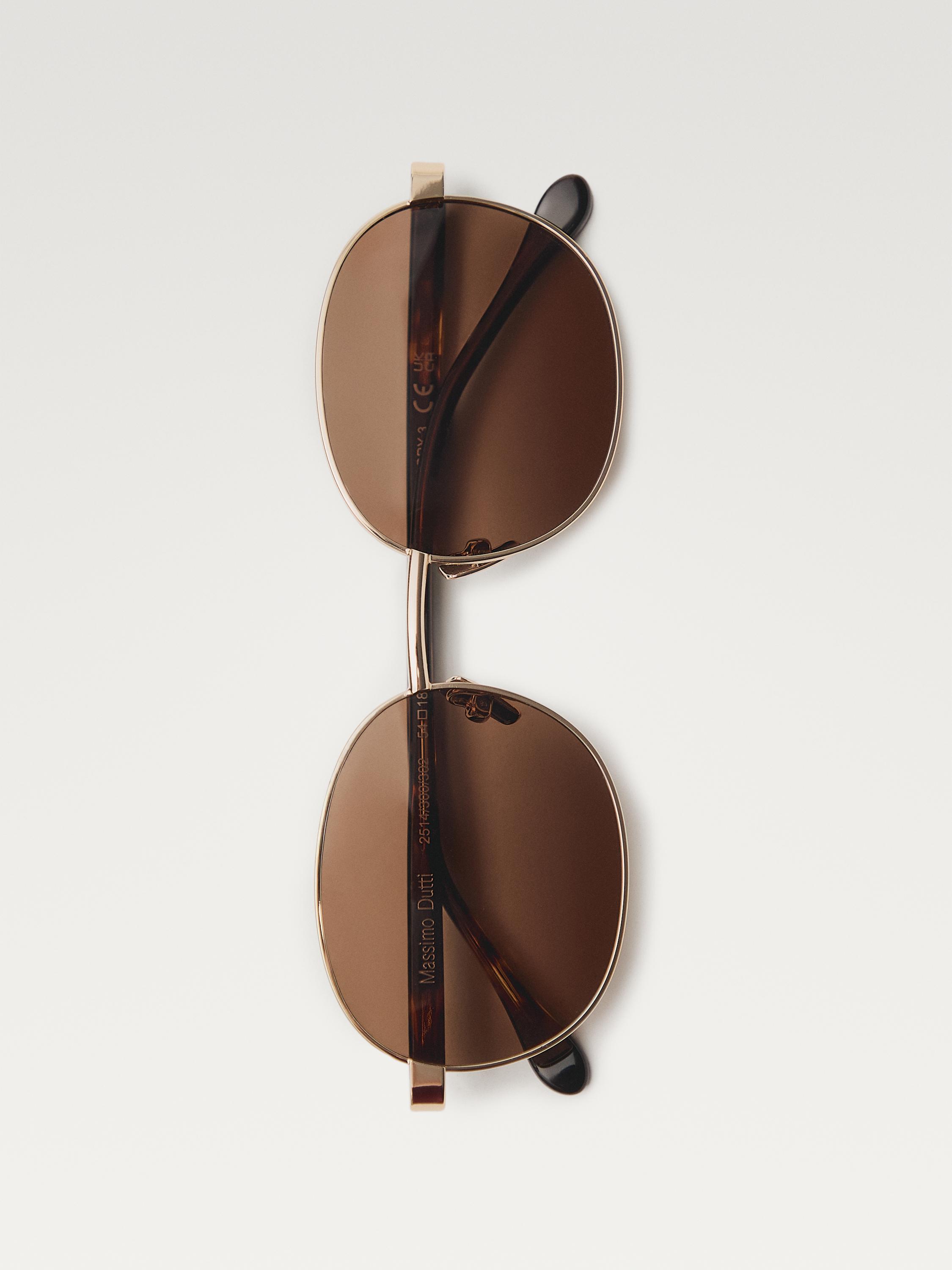 Ulleres de sol metàl·liques carei rodones