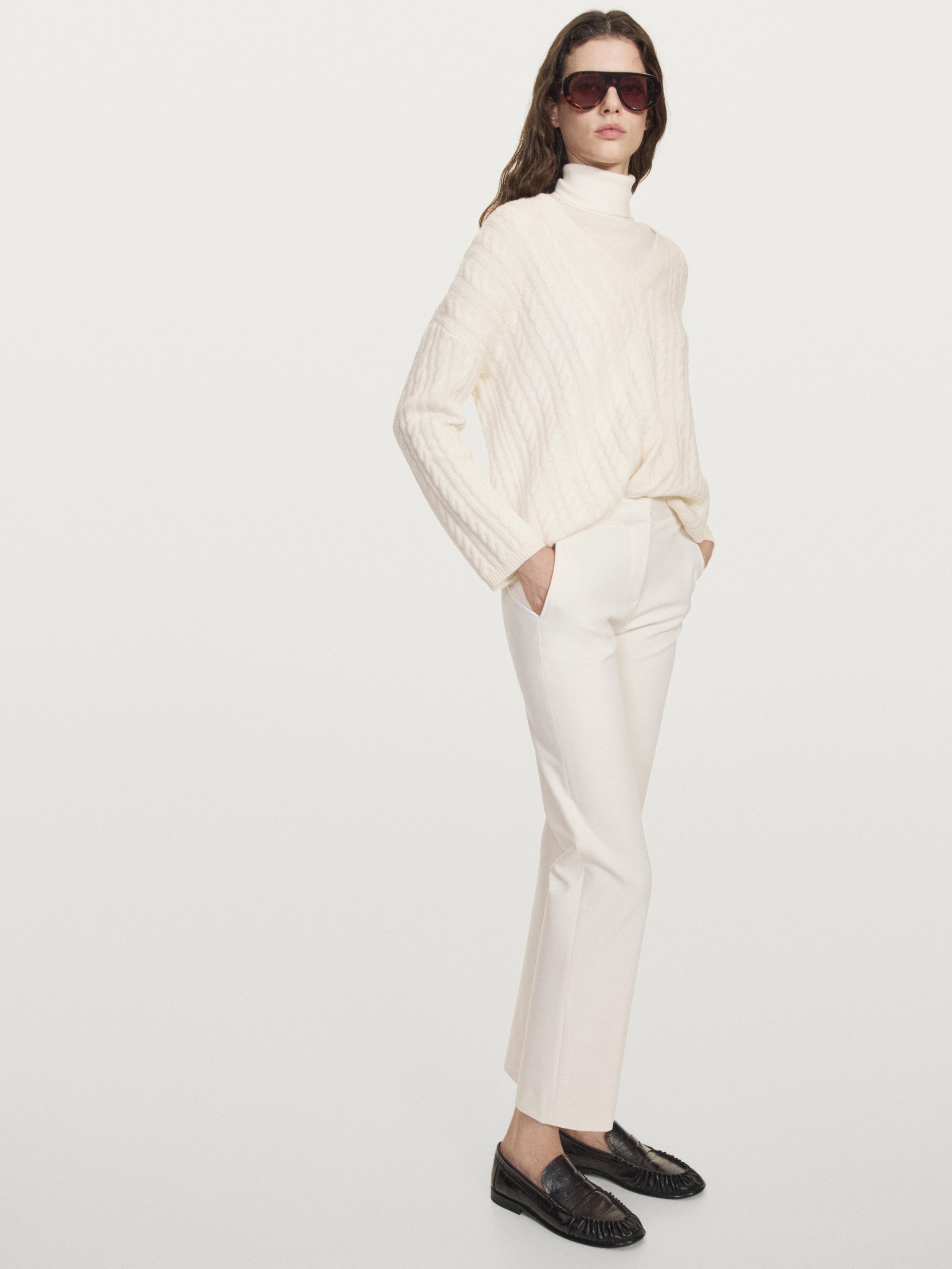 Straight-leg technical trousers — Off white
