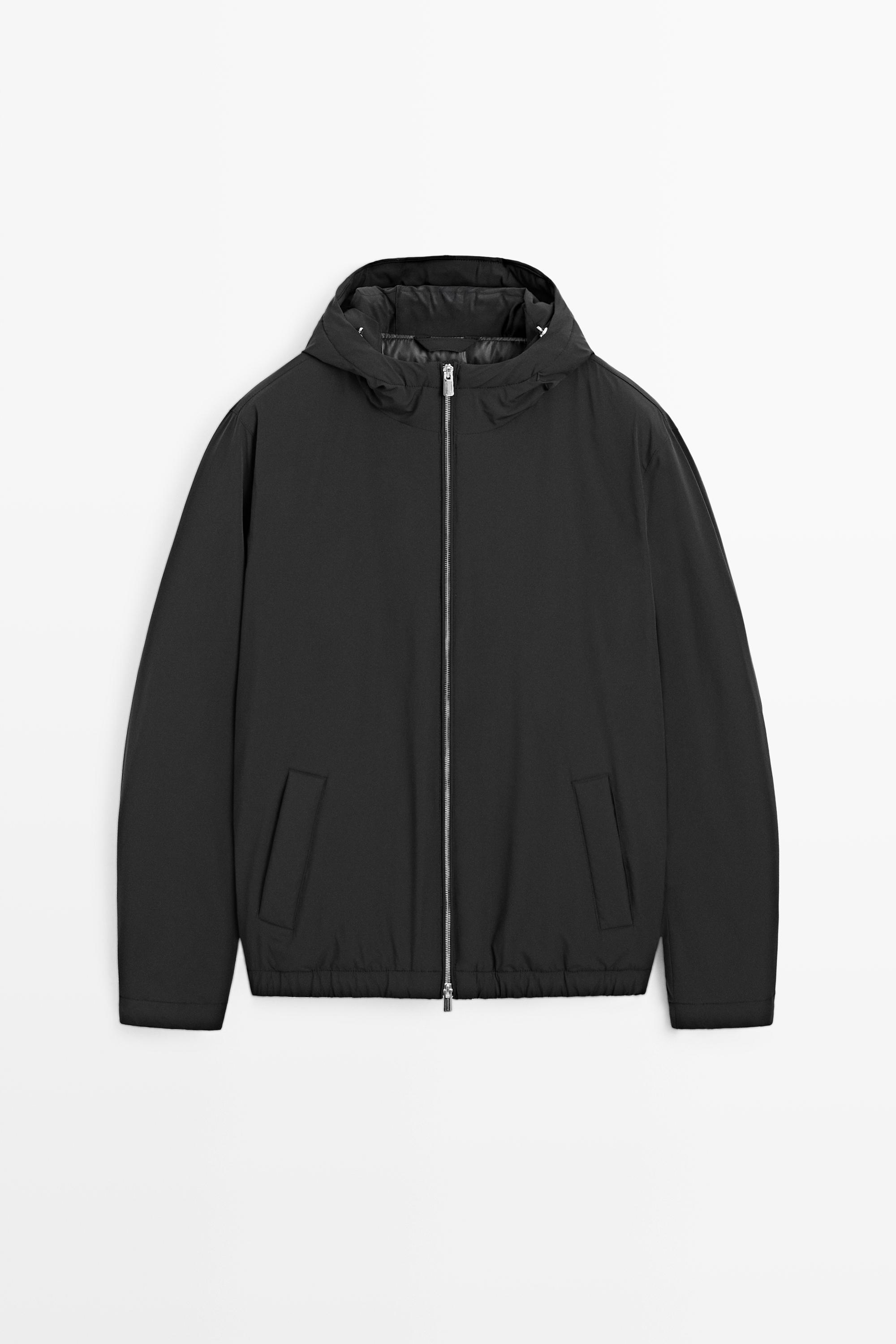 Leichte Daunenjacke mit Kapuze