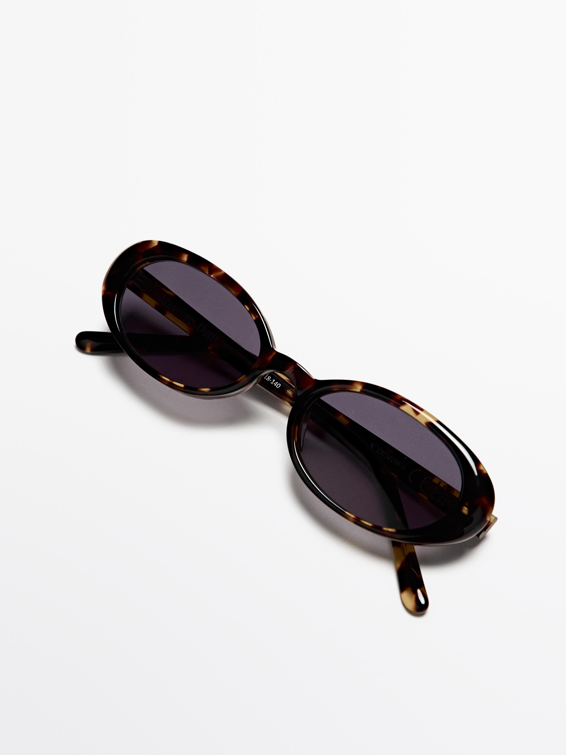 Massimo Dutti Brown Sunglasses Oval sunglasses · Brown · Sunglasses | Massimo Dutti main image 4
