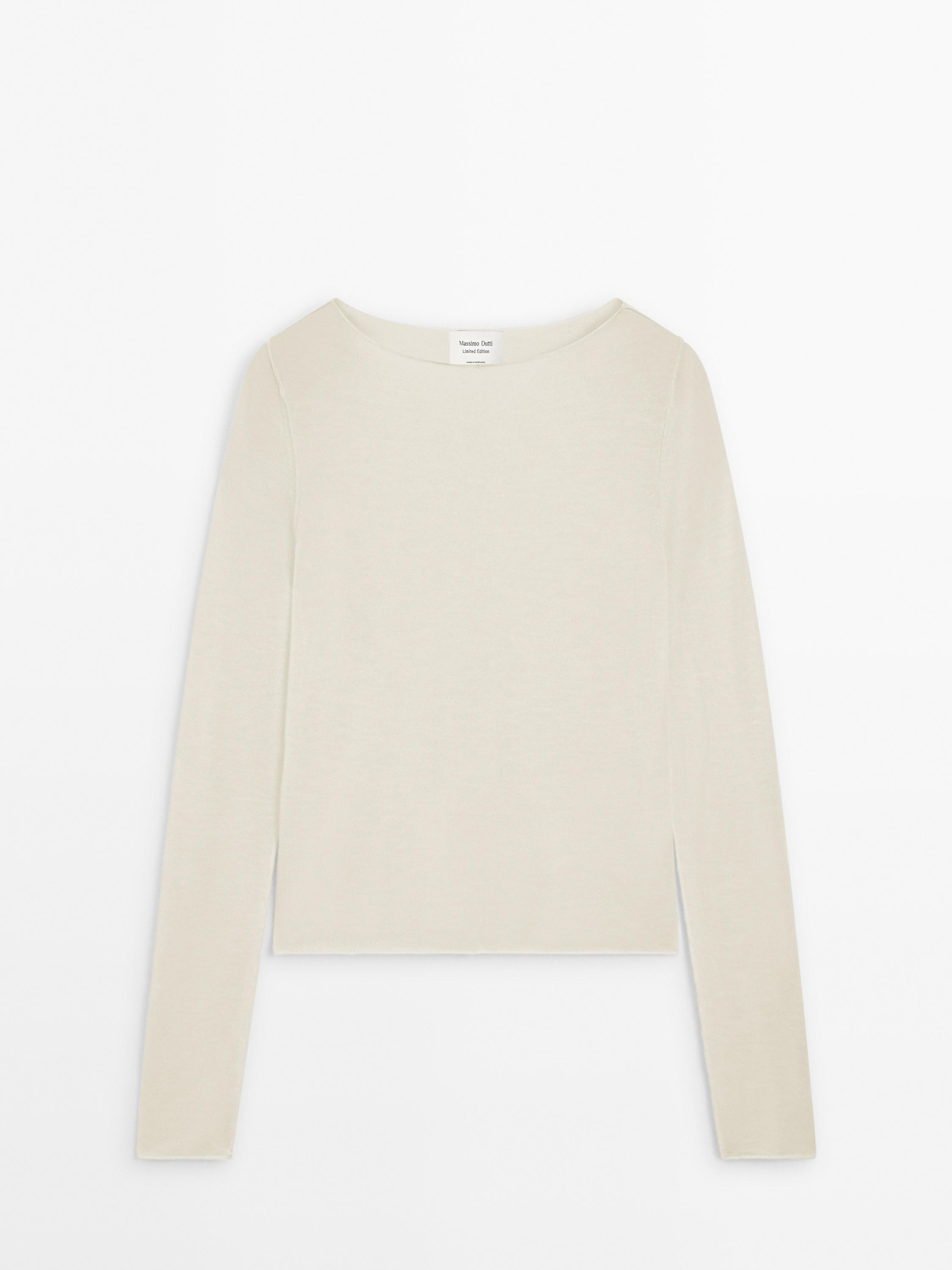 Crew neck cashmere sweater - Limited Edition