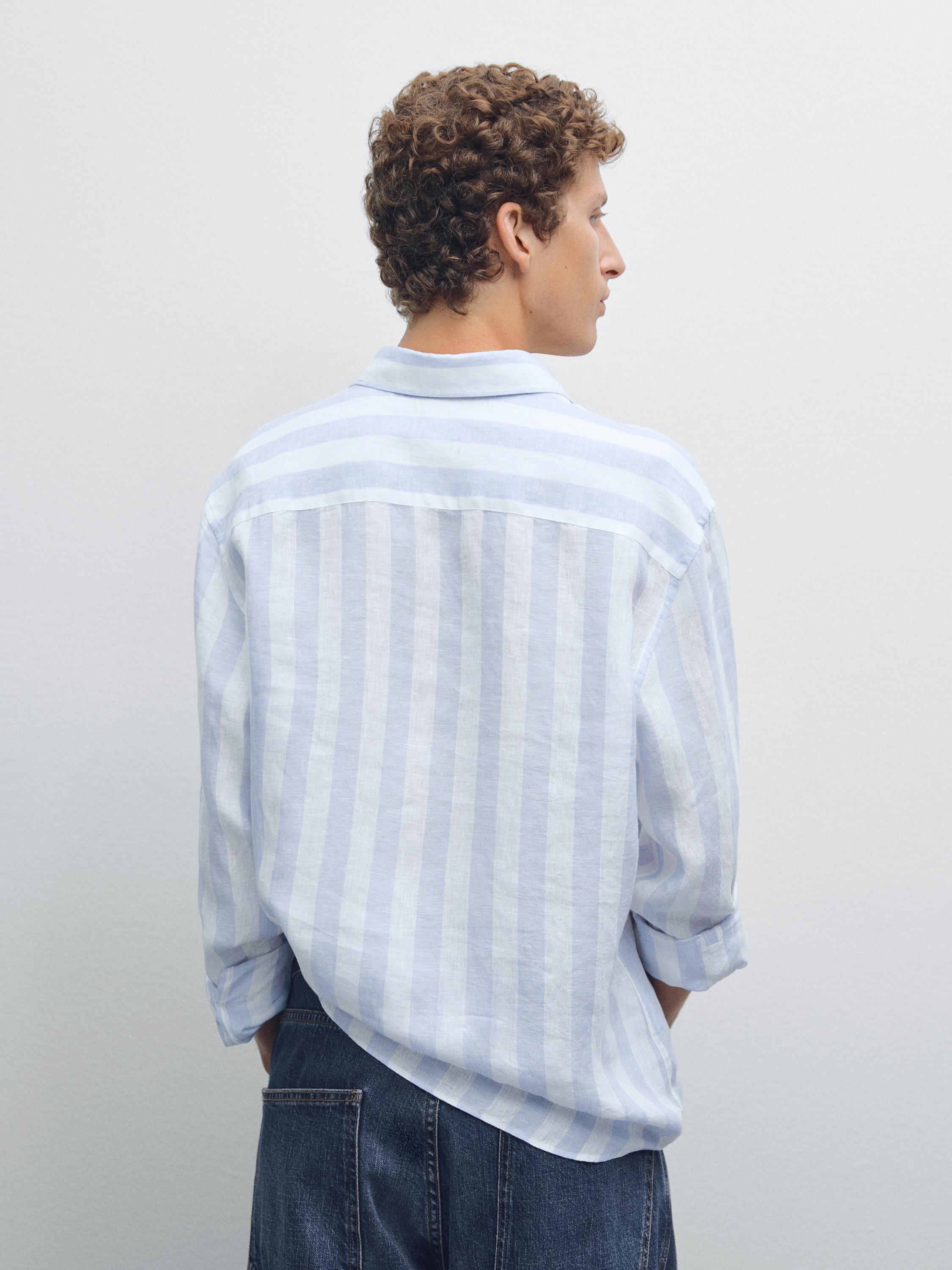 Camisa raya ancha regular fit
