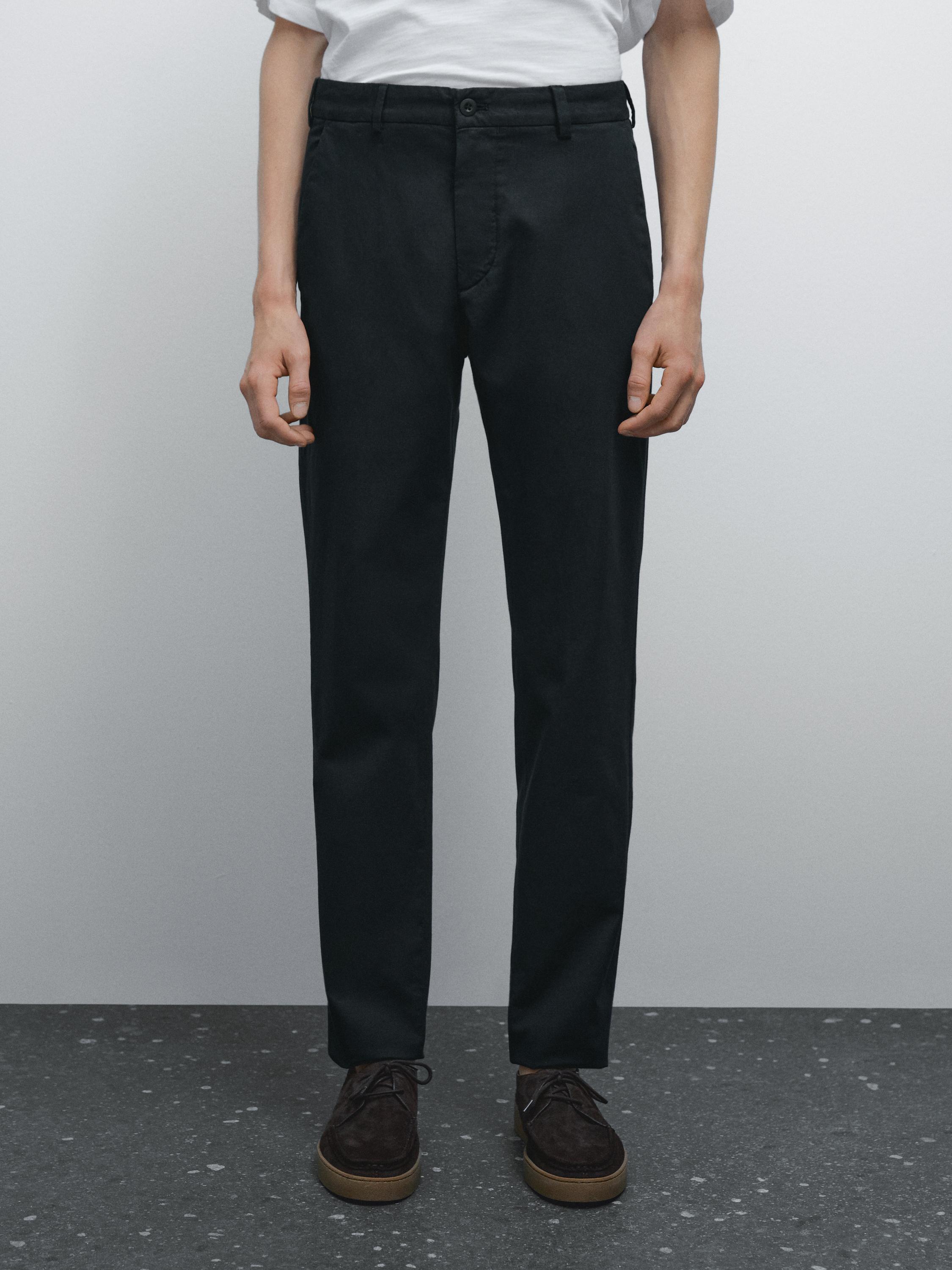Slim fit trousers