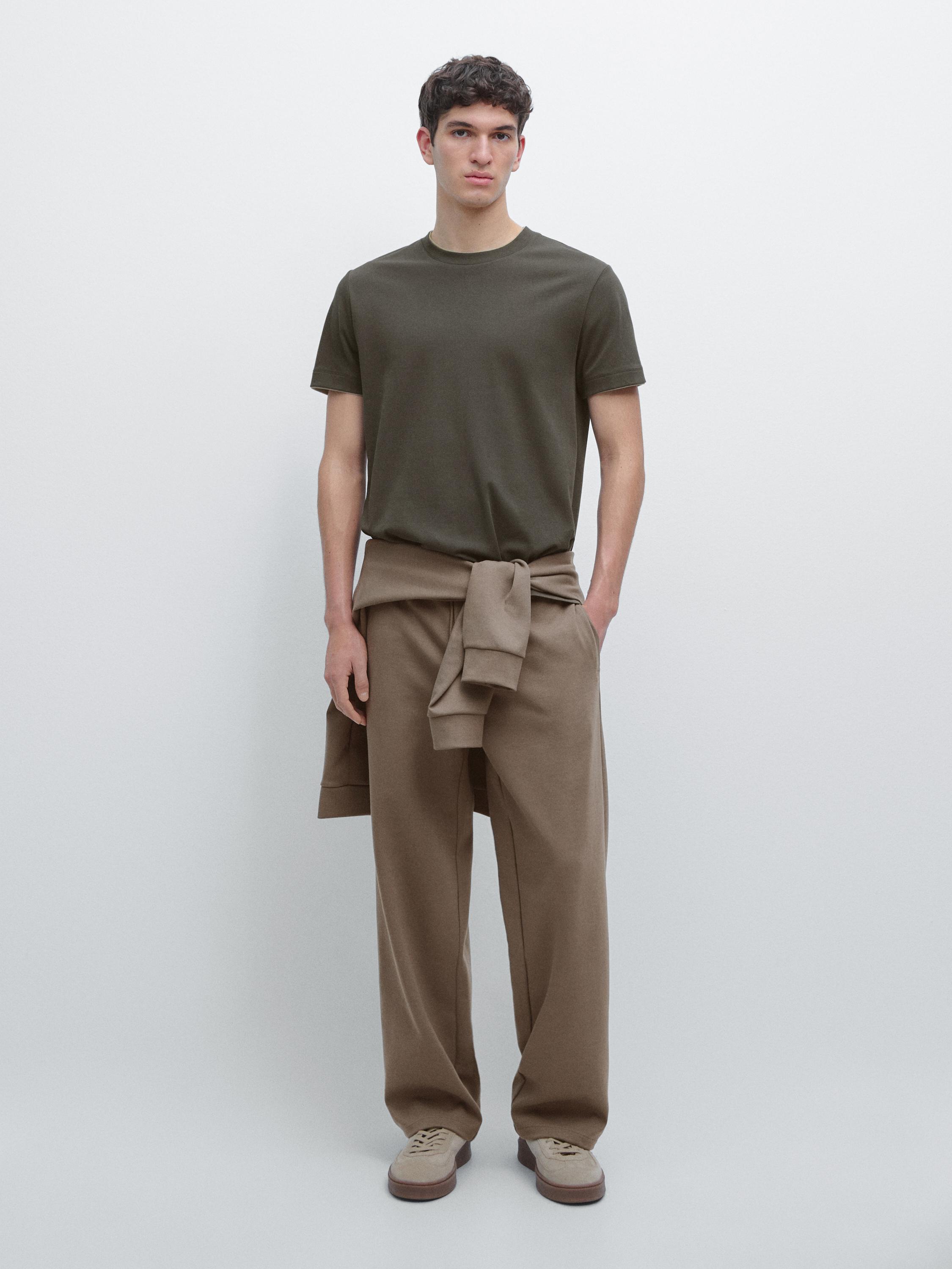 Cotton blend joggers