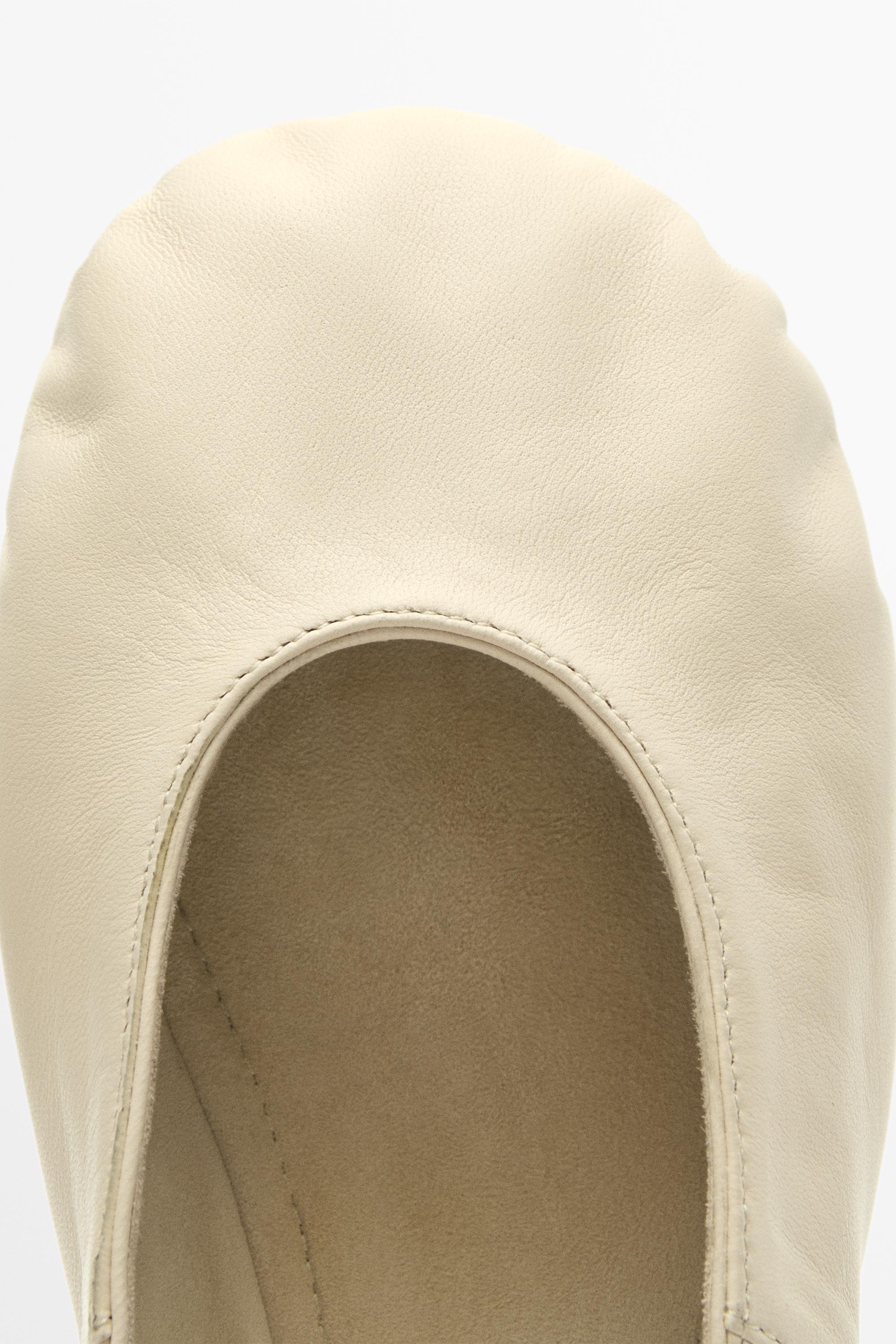 Soft leather ballet flats - Limited Edition — Vanilla