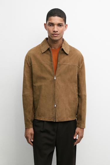 Suede leather jacket — Light Beige 3