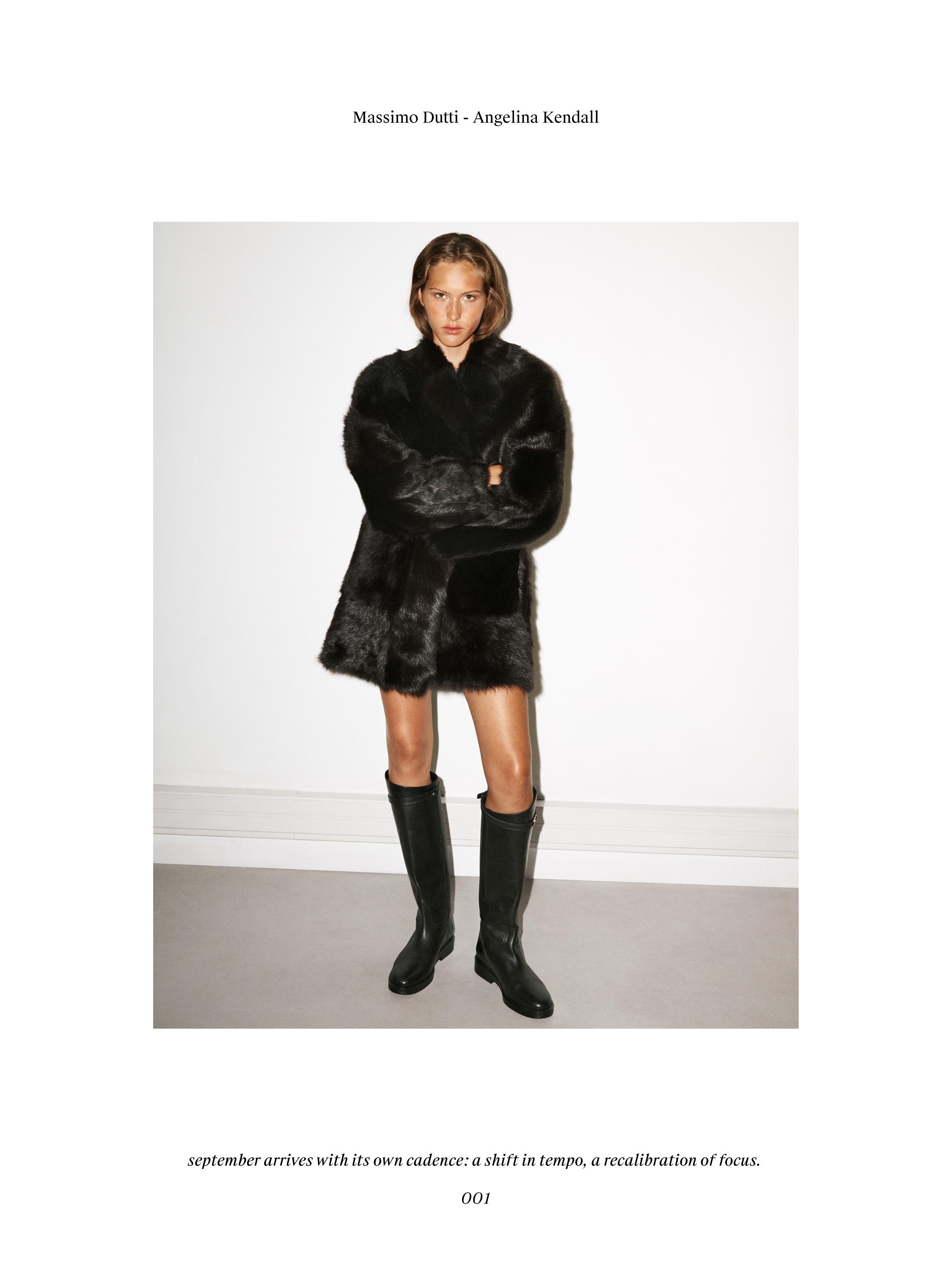 Long leather coat