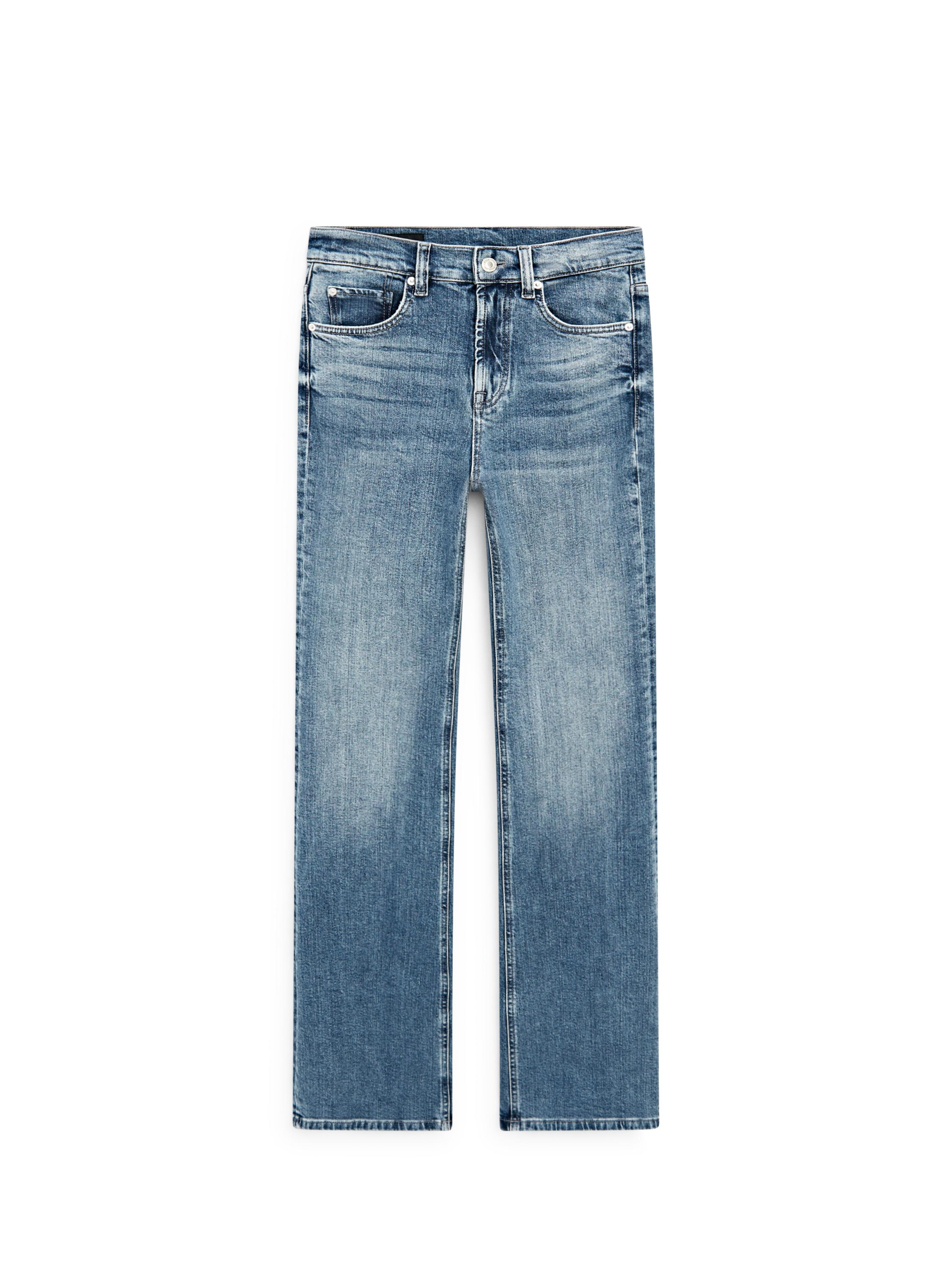 Skinny flare fit jeans — MEDIUM BLUE