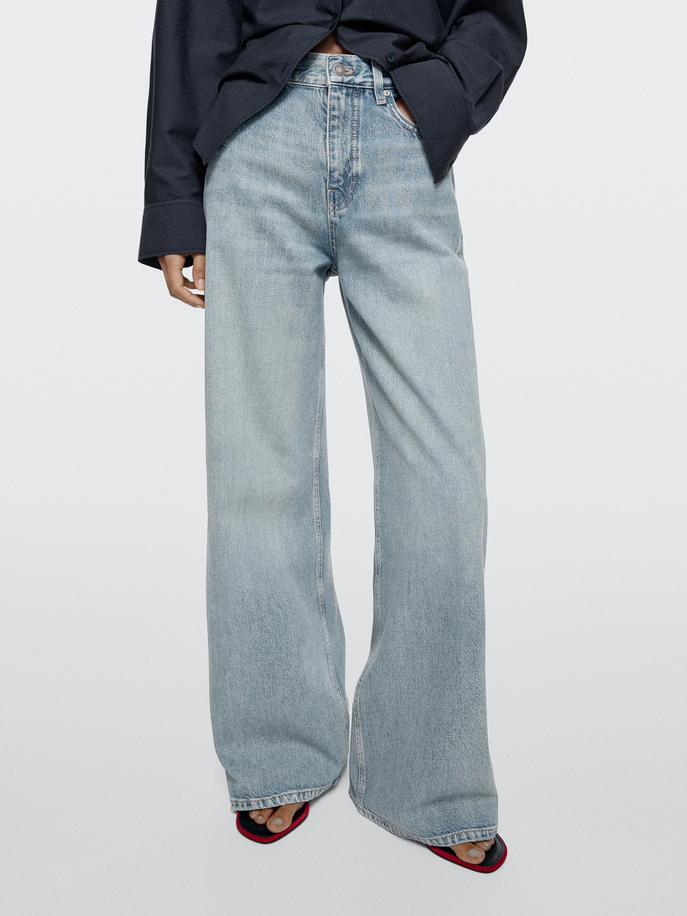 Wide-leg jeans — Light Blue