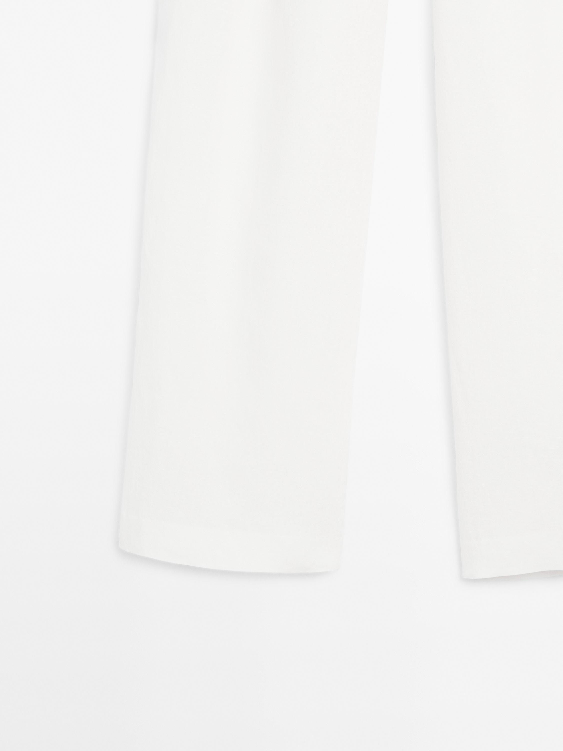 Straight-leg flowing trousers with dart detail - Limited Edition