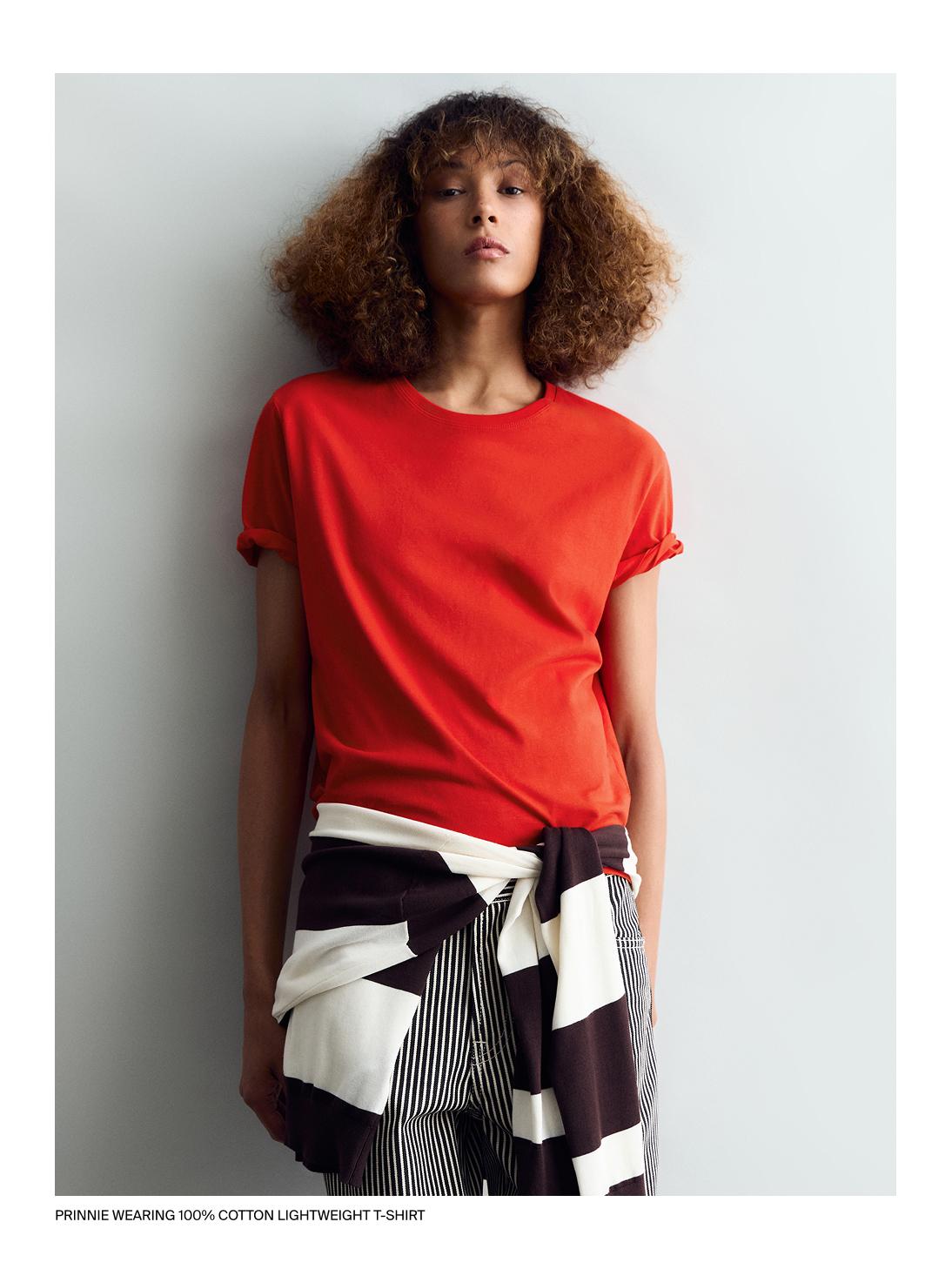 100% cotton lightweight T-shirt
