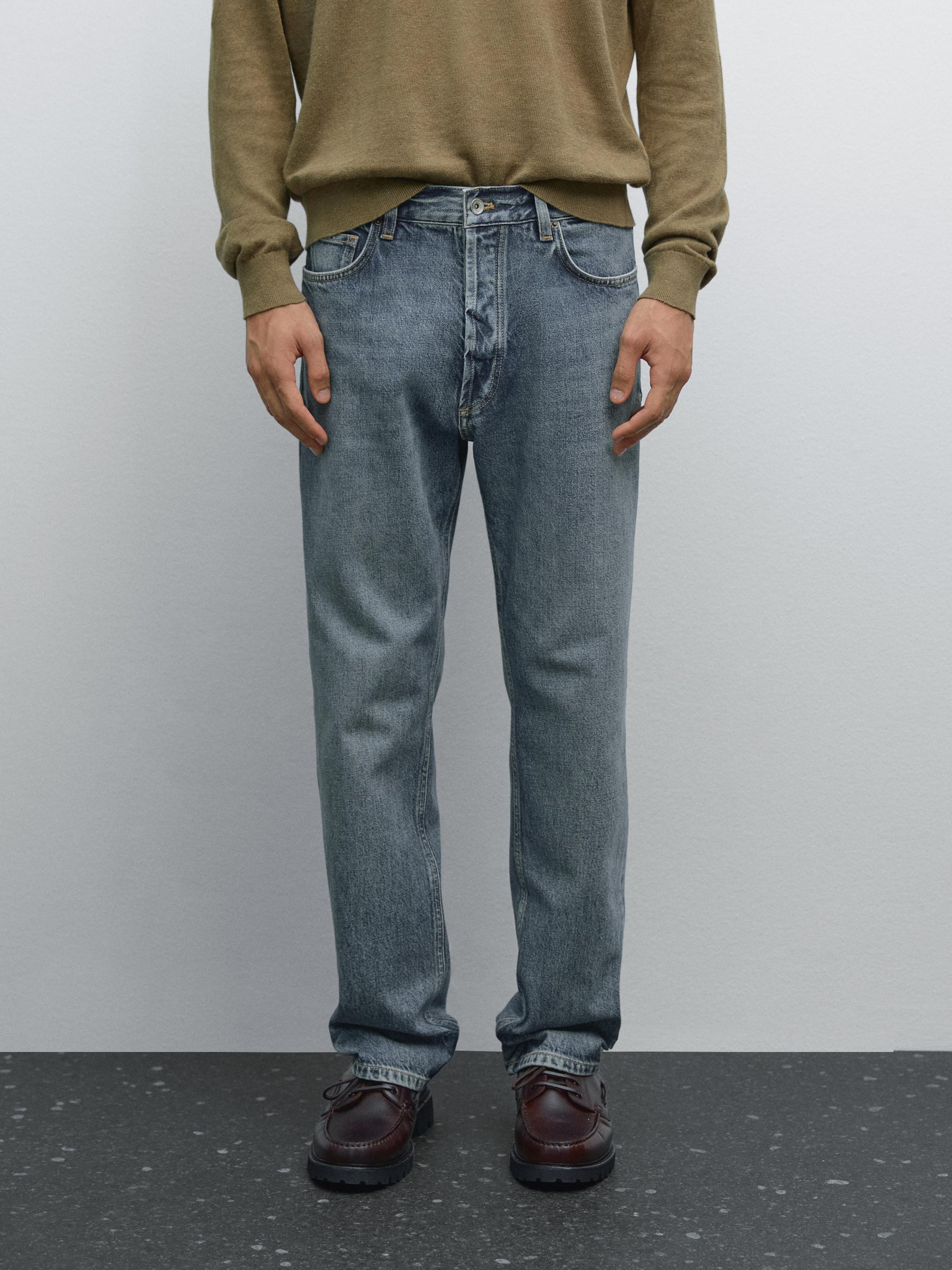 Džínsy v rovnom strihu straight fit