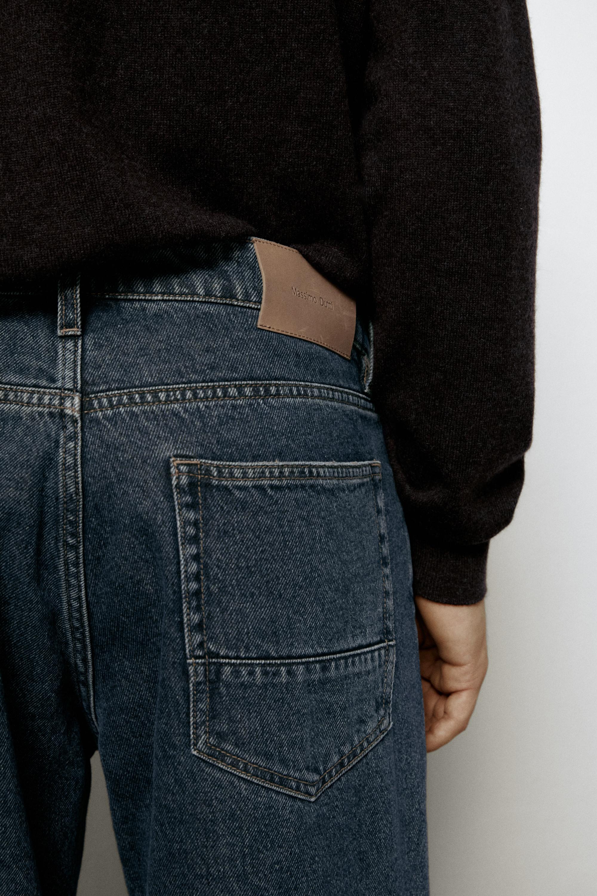 Slim fit cropped jeans — MEDIUM BLUE