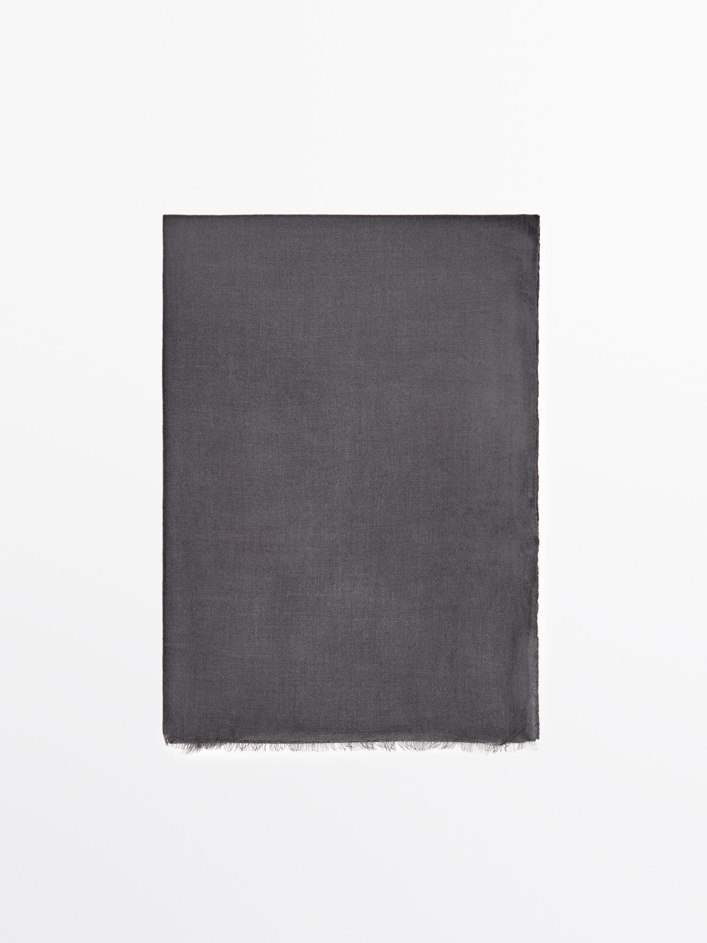 وشاح رفيع خفيف صوف 100%