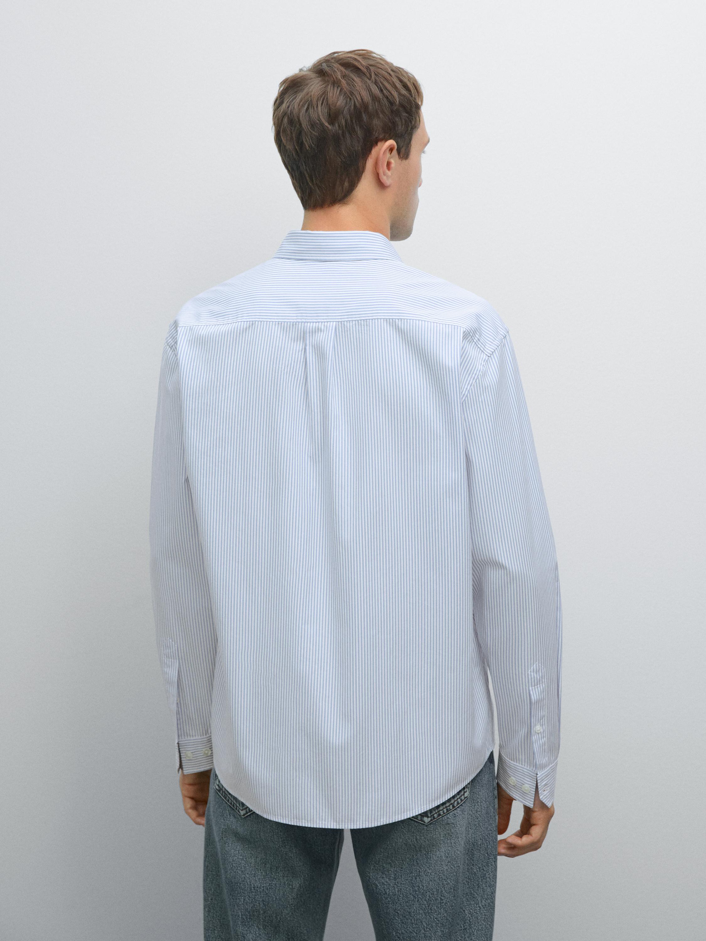 Regular-fit 100% cotton shirt