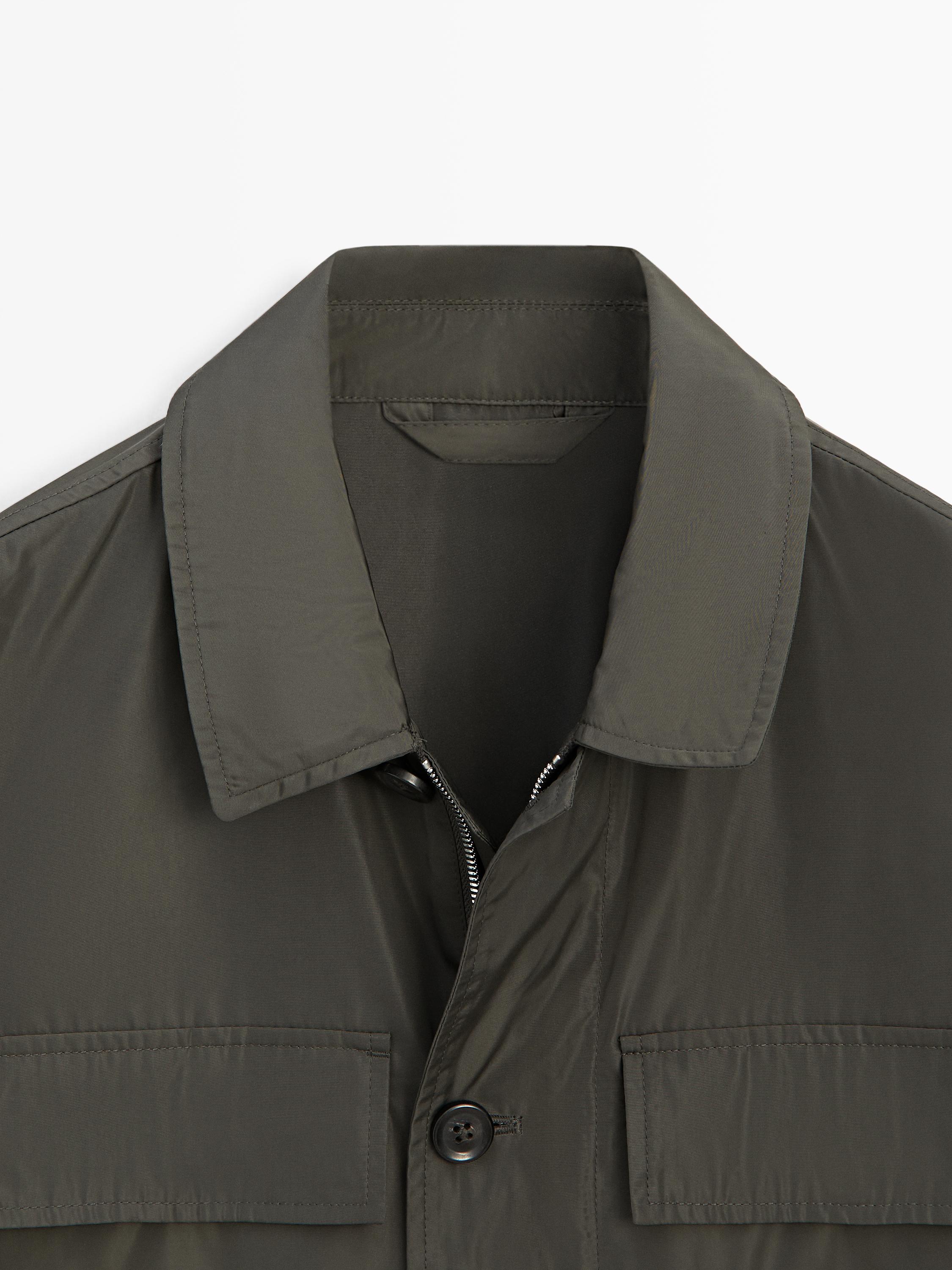 Lightweight jacket with pockets — KHAKI