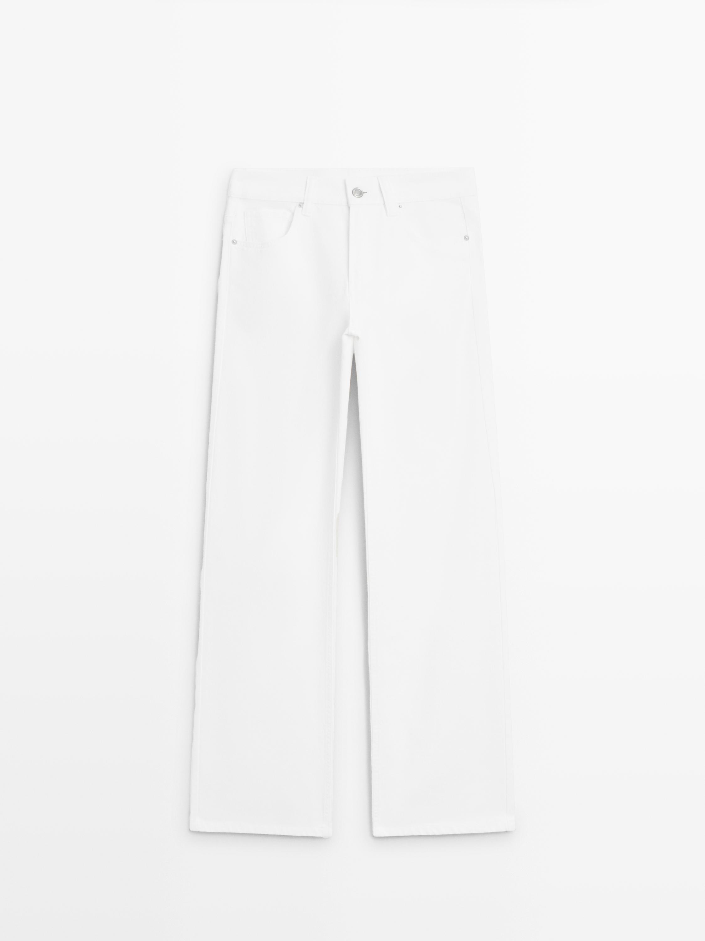 Jean wide leg taille haute