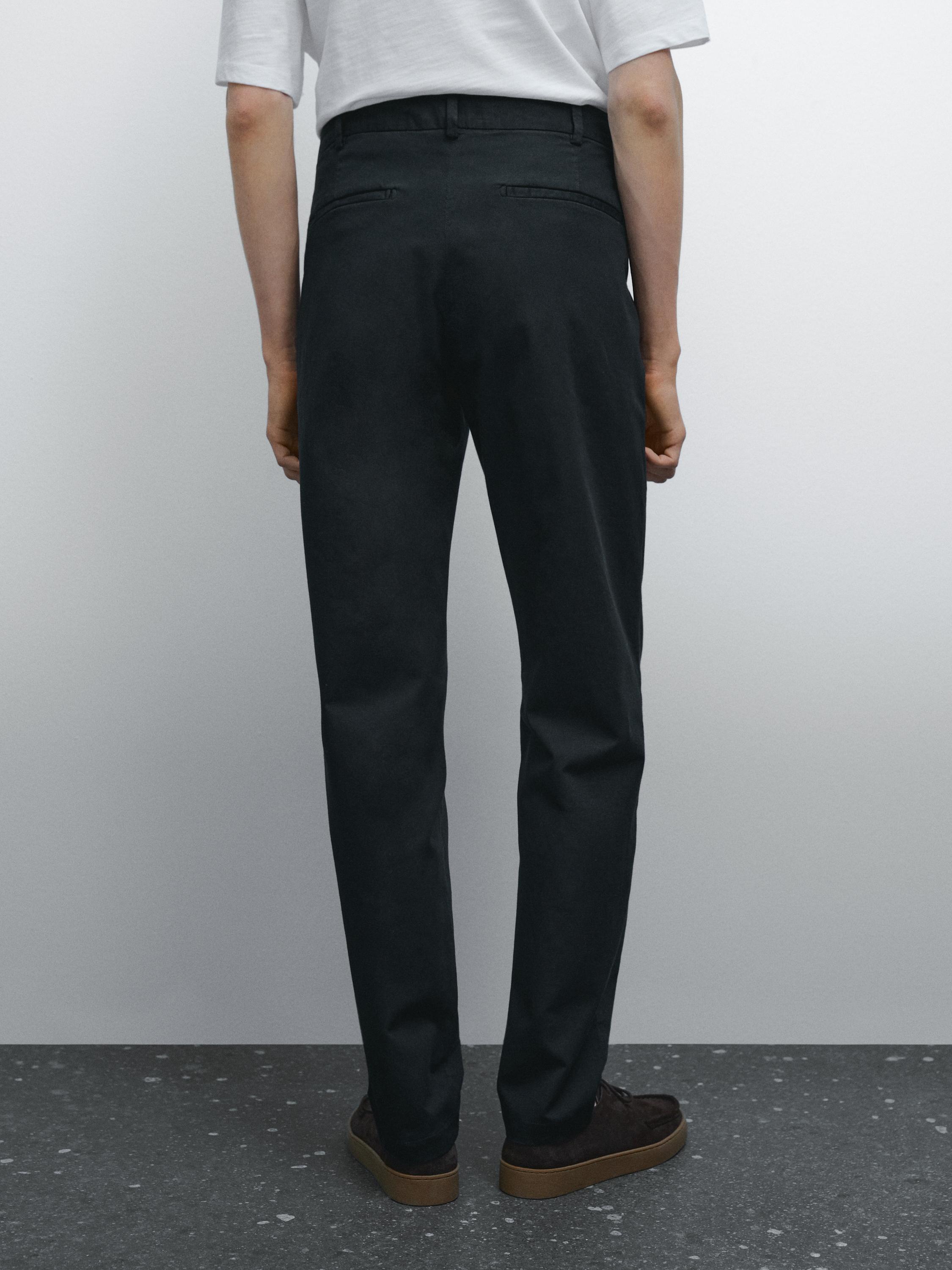 Slim fit trousers
