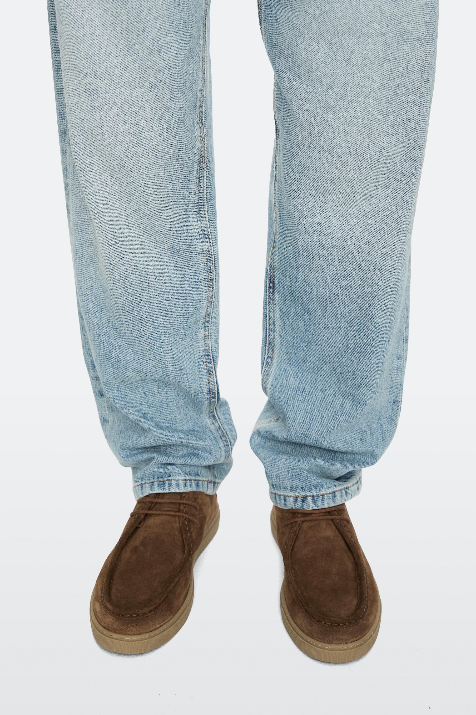 Soft leather moc toe shoes — OCHRE