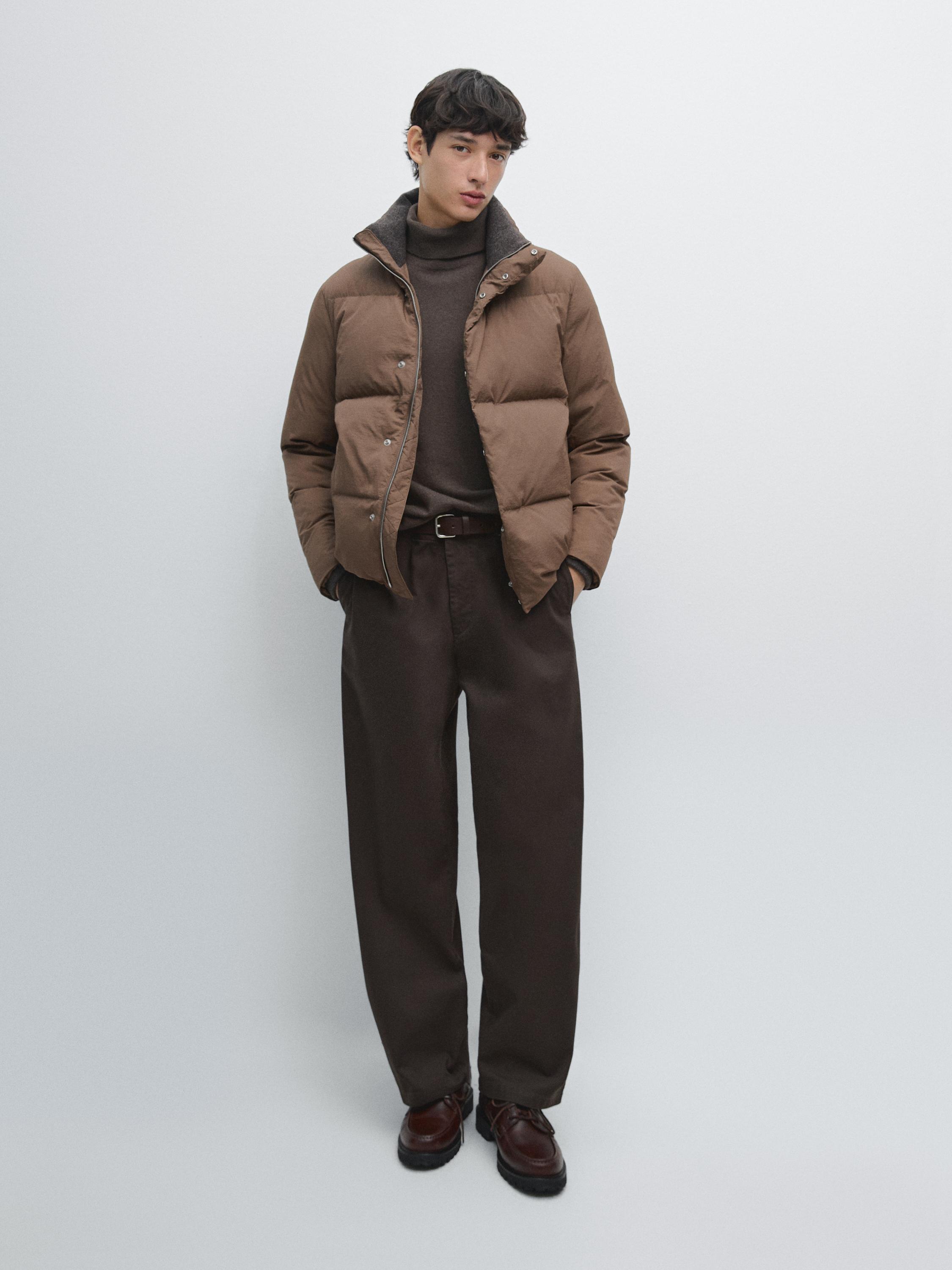 Водоотталкивающая куртка со смесовым пуховым наполнителем