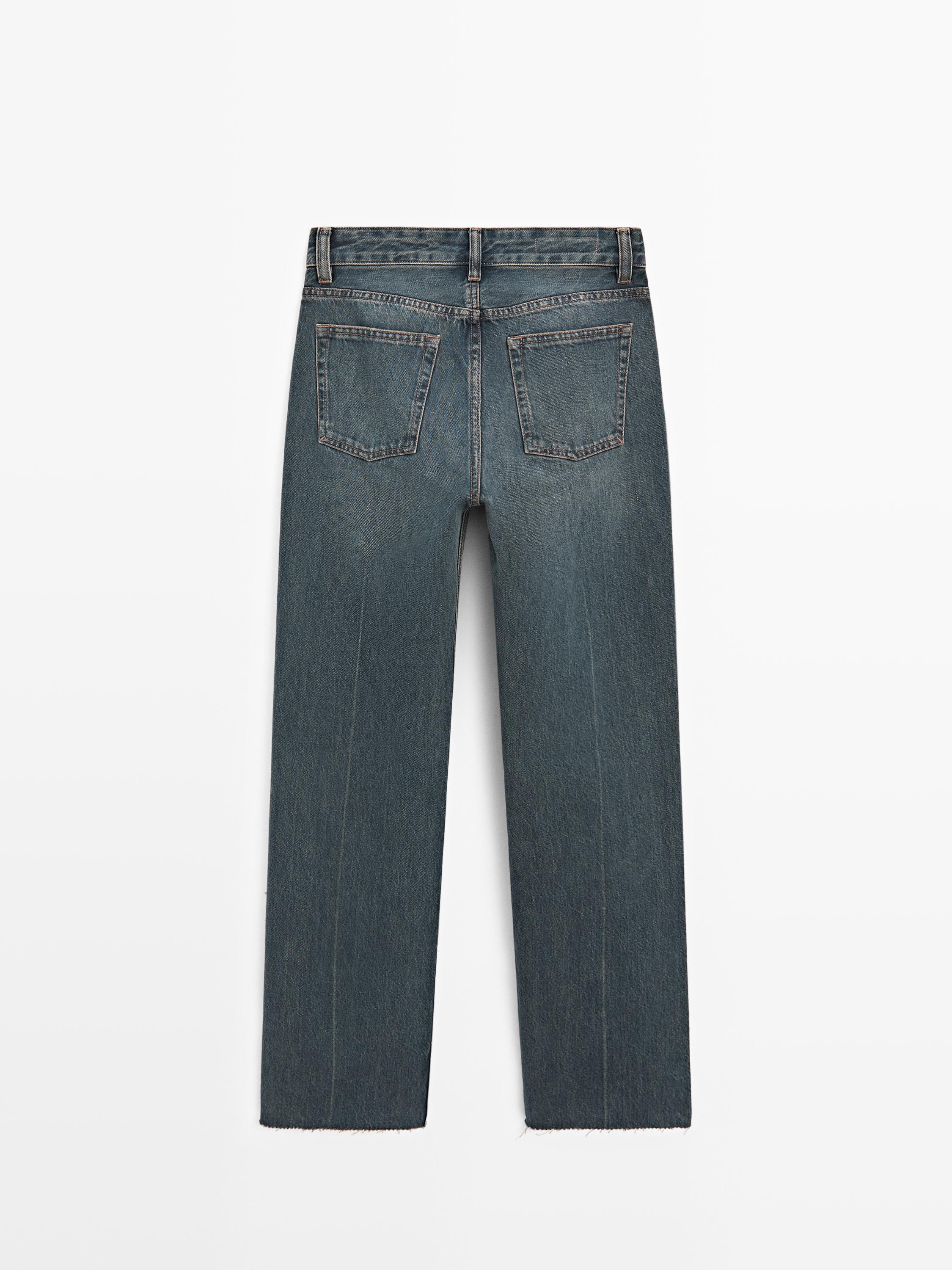 Straight-leg jeans — MEDIUM BLUE