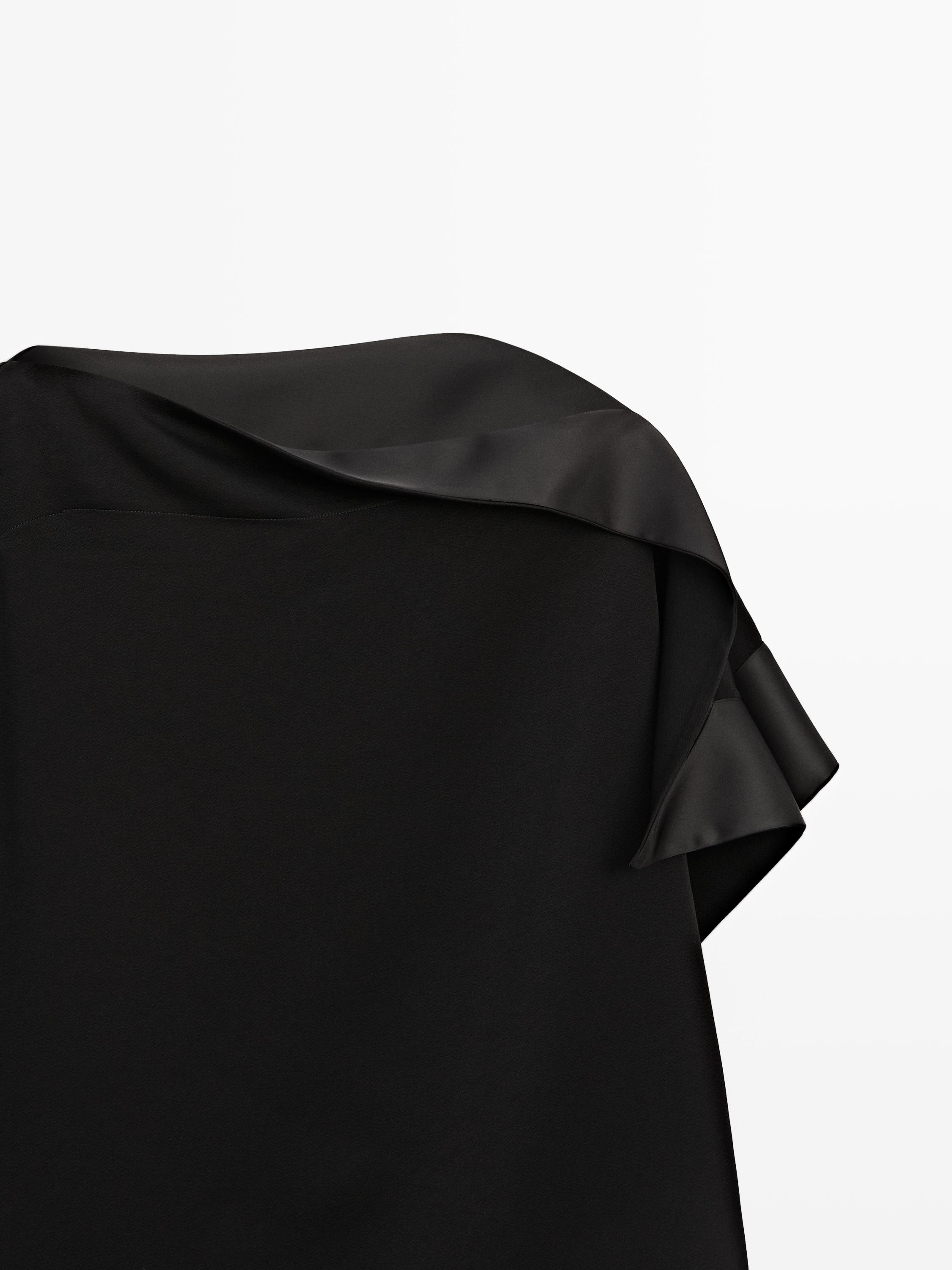 Asymmetric top with ruffle detail - STUDIO