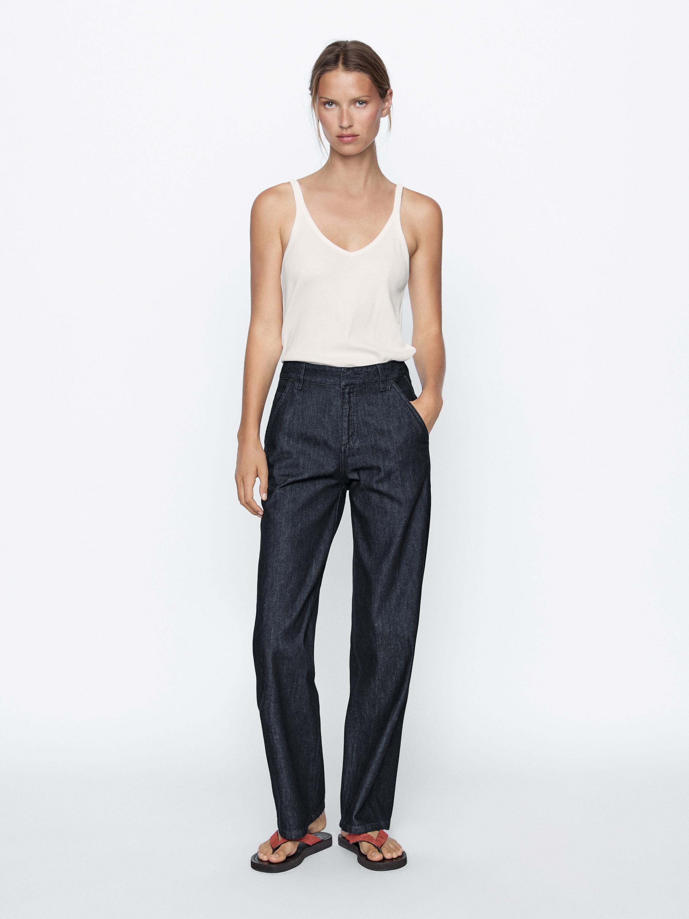 Jean straight mid-rise