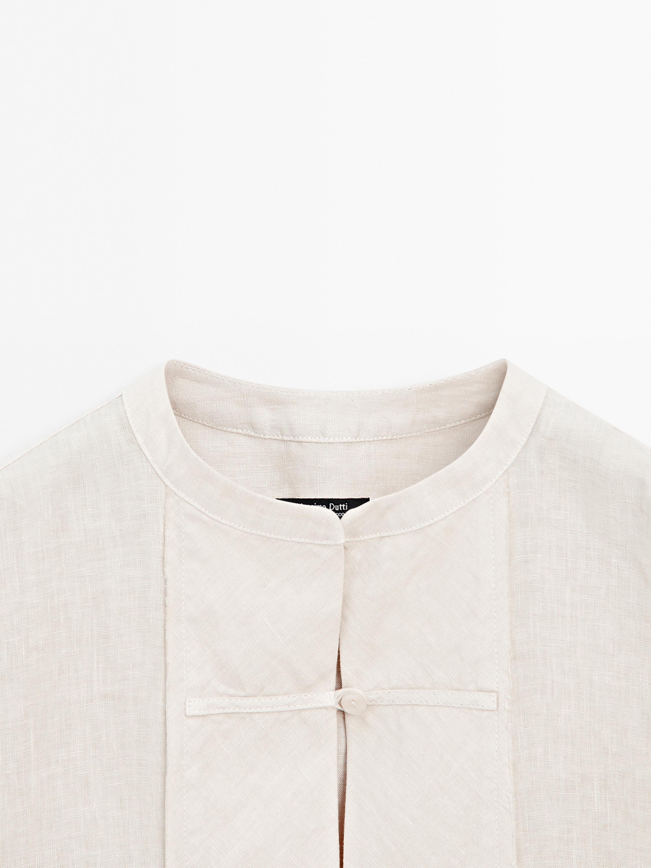 Waistcoat with buttoned chest detail