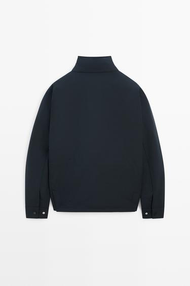 Down jacket with pocket details — DARK NAVY 6