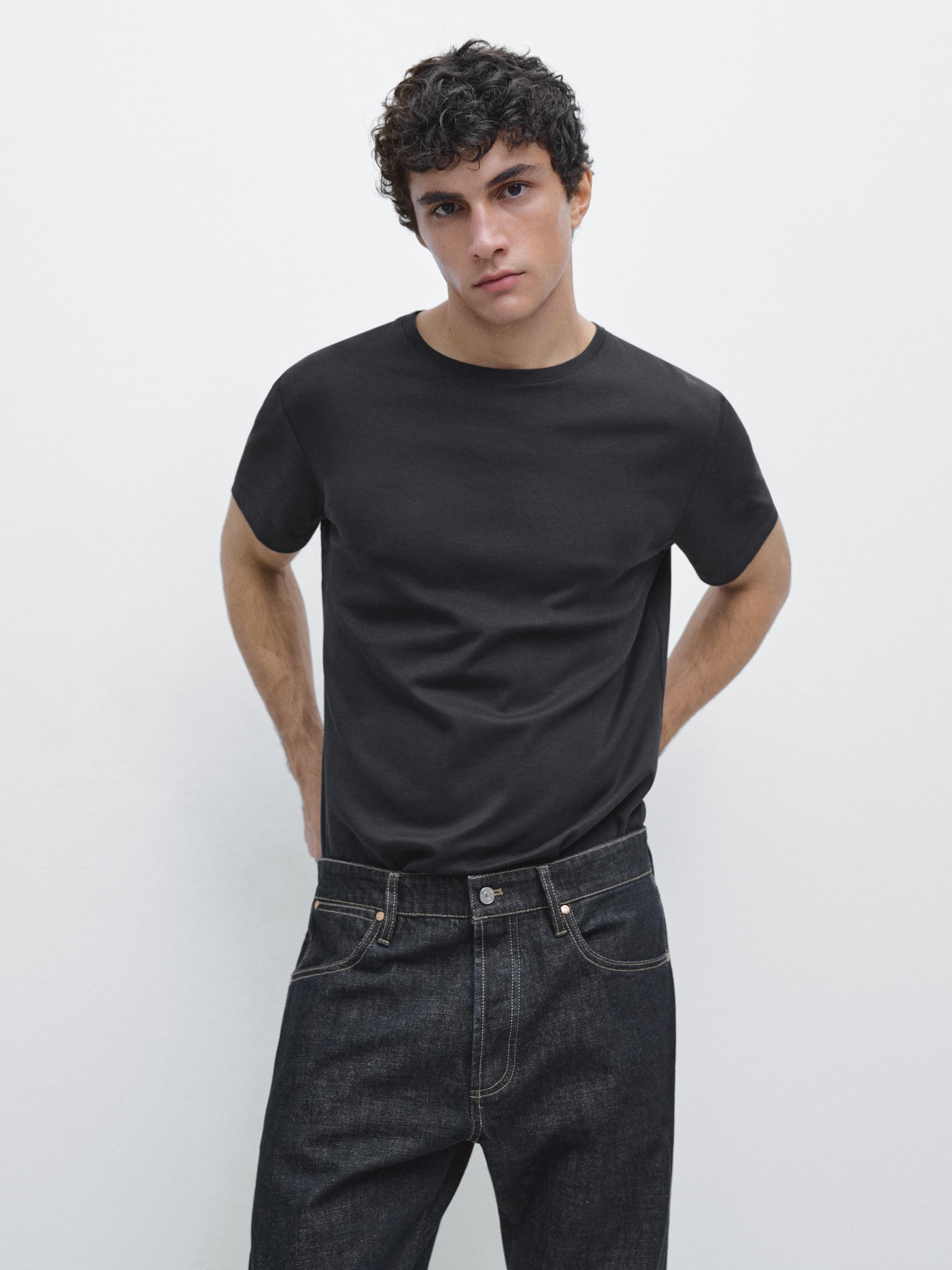 100% mercerised cotton T-shirt