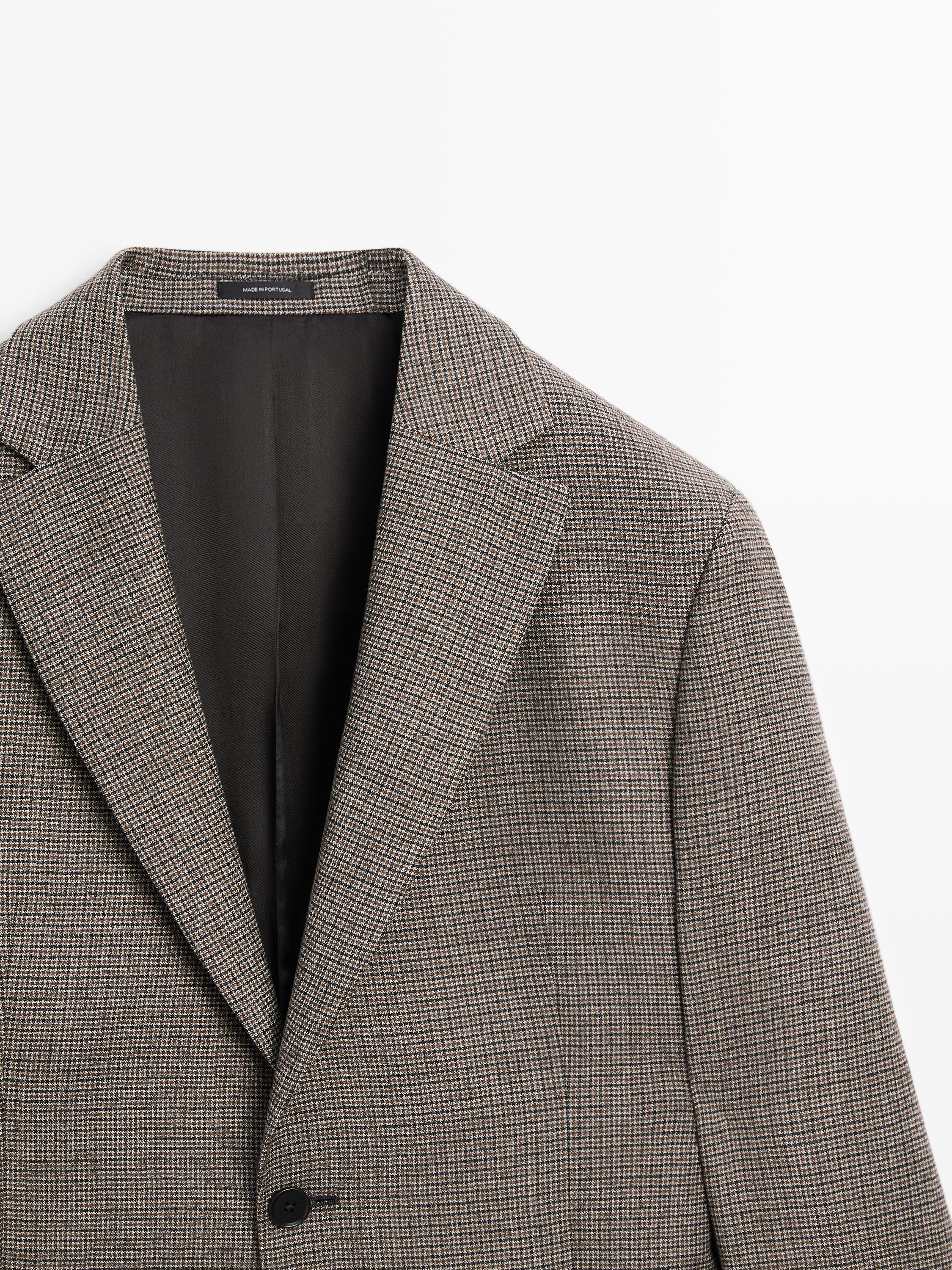 Blazer pied-de-poule